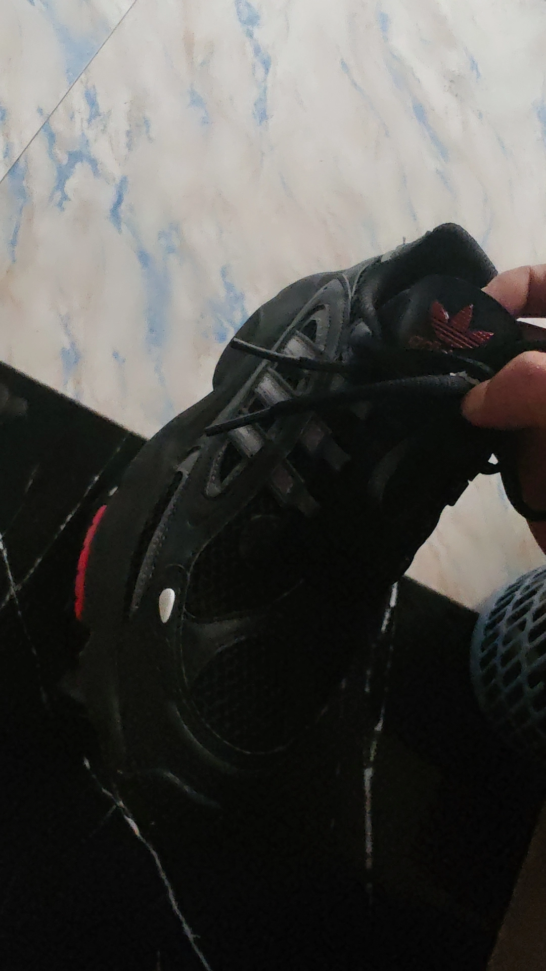 custom review-Adidas Originals Ozmillen Дышащий Низкий Топ Повседневные Беговые Кроссовки Унисекс Черный Серый