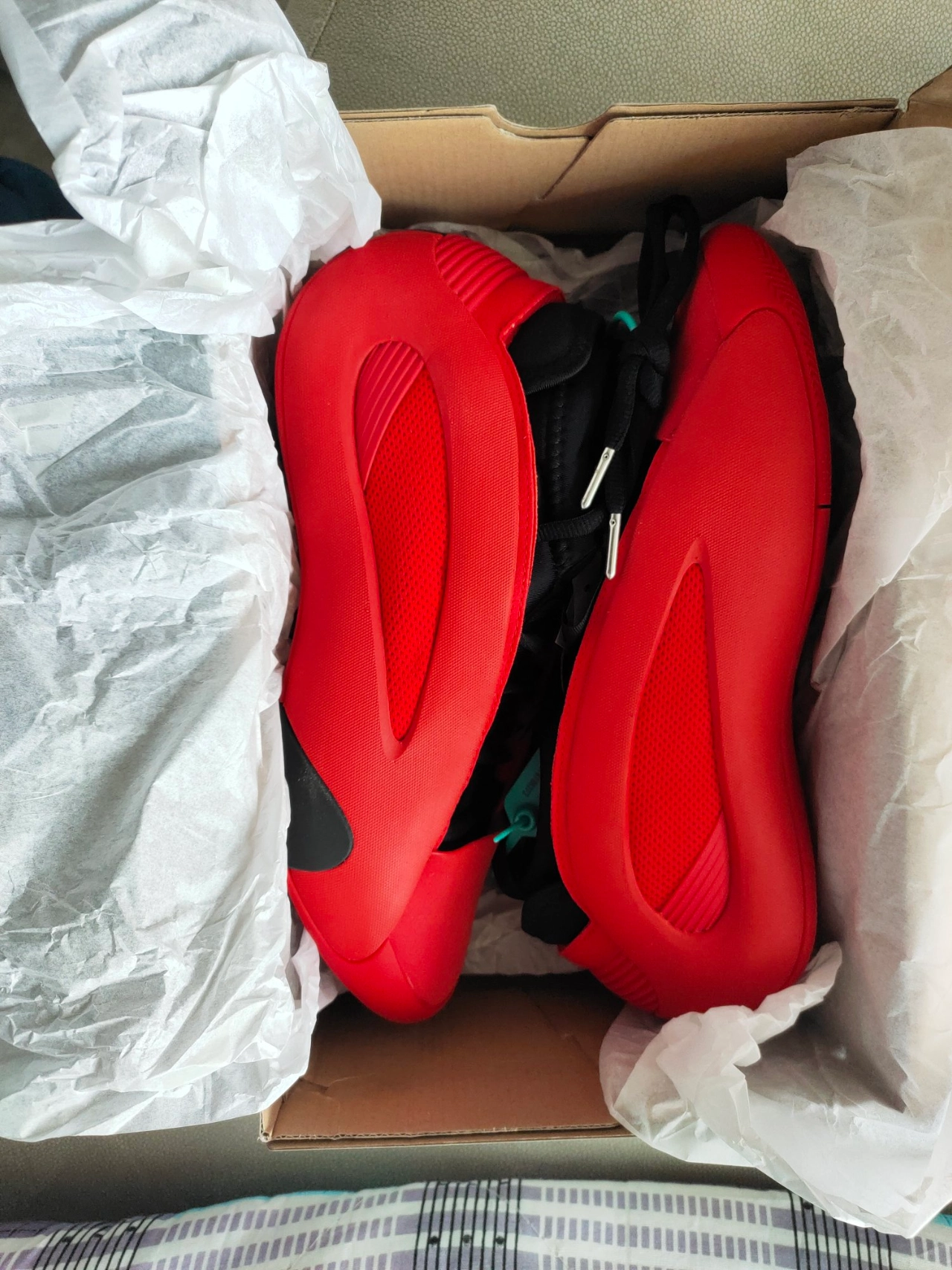 custom review-Adidas Harden Vol. 8 Устойчивые к истиранию MID Баскетбольные кроссовки Унисекс Красный