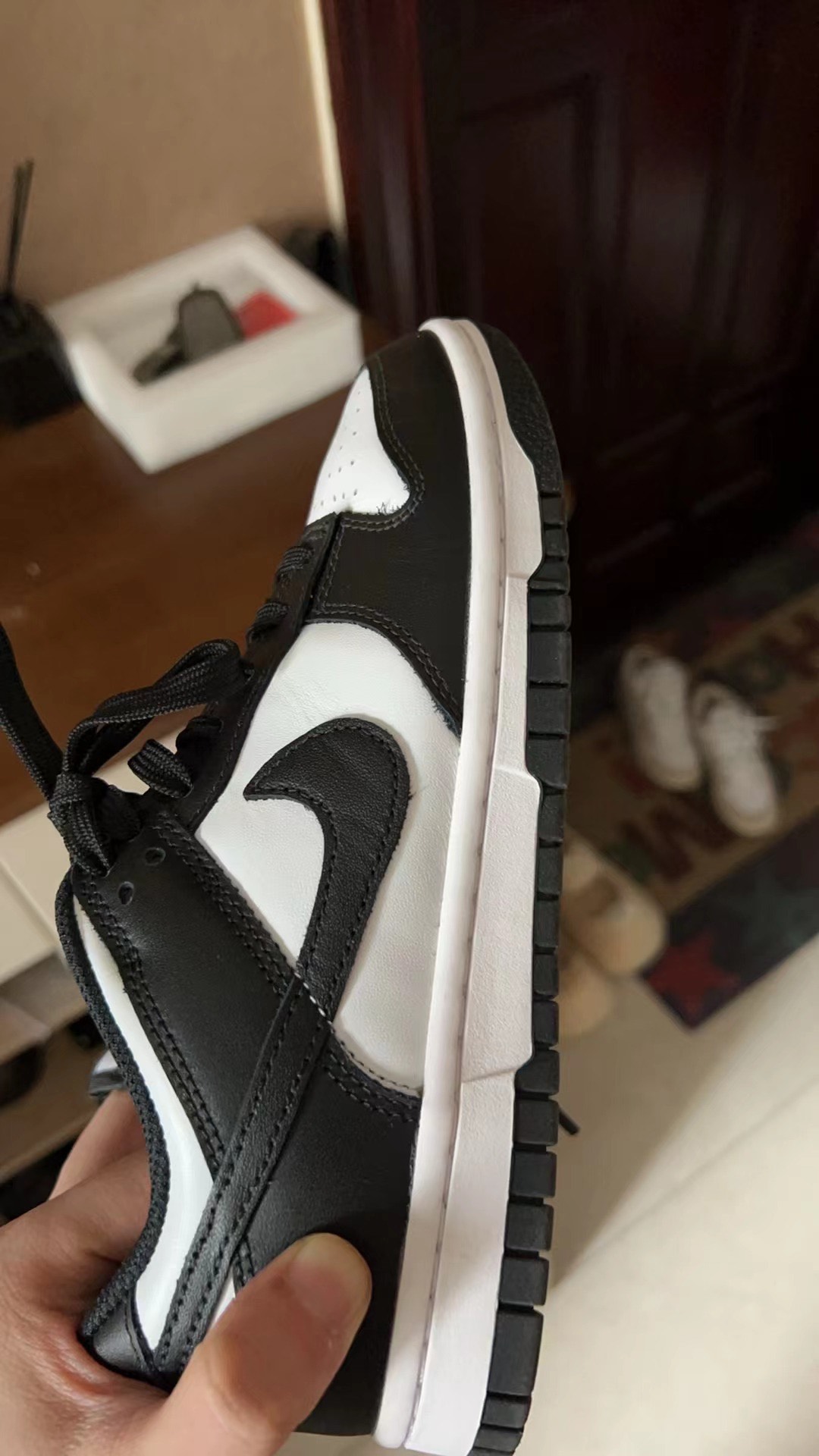 custom review-Nike Dunk Low Retro White Black Panda Women's
