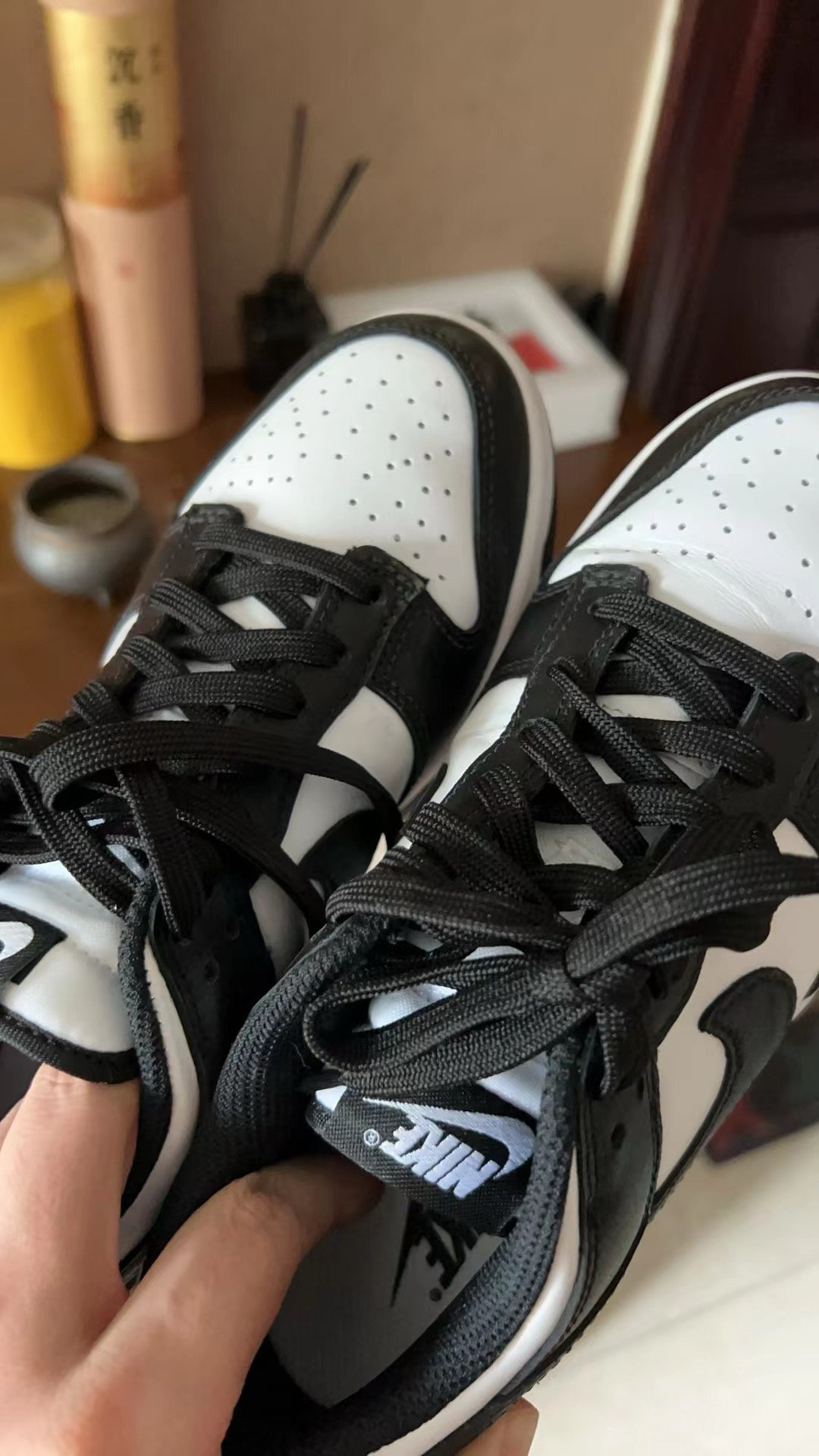custom review-Nike Dunk Low Retro White Black Panda Women's