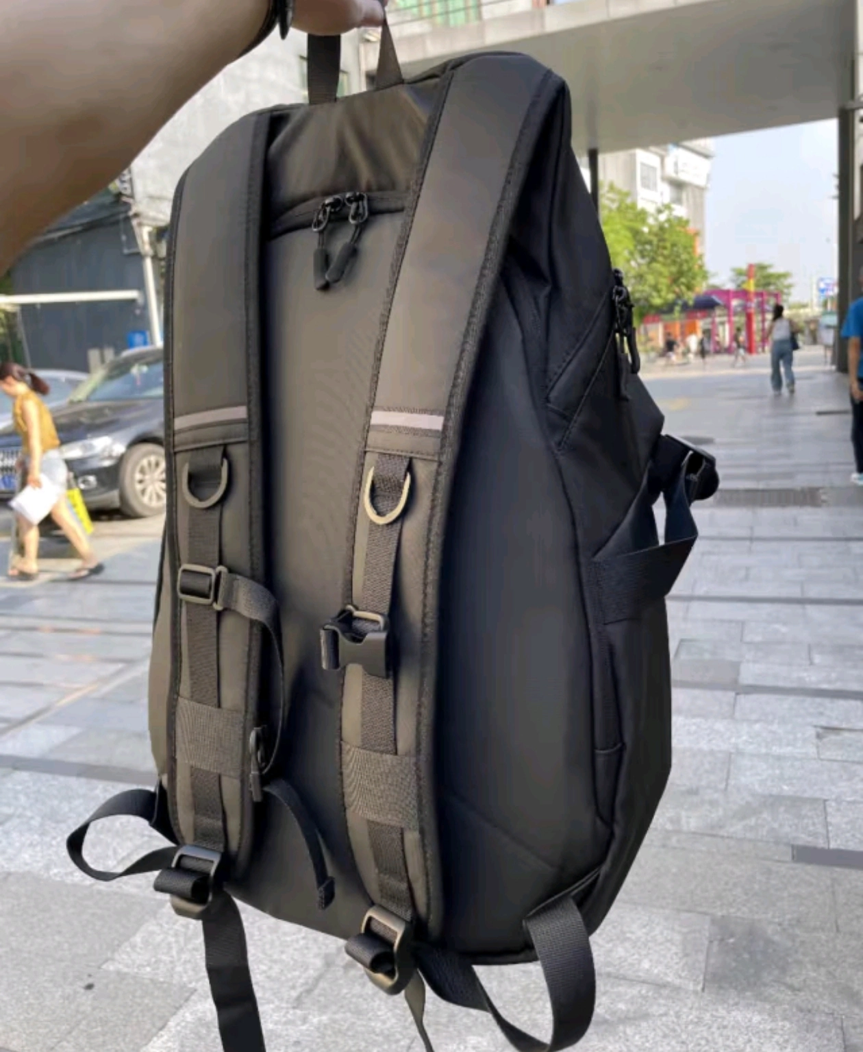 custom review-RIOREX Ткань Рюкзак Унисекс Черный