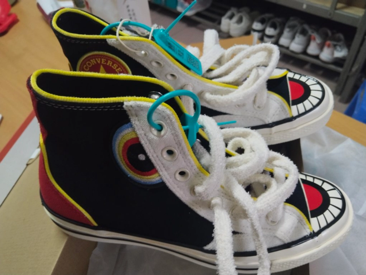 custom review-Converse Chuck Taylor All Star High Топ Кеды Унисекс Черный Белый Красный