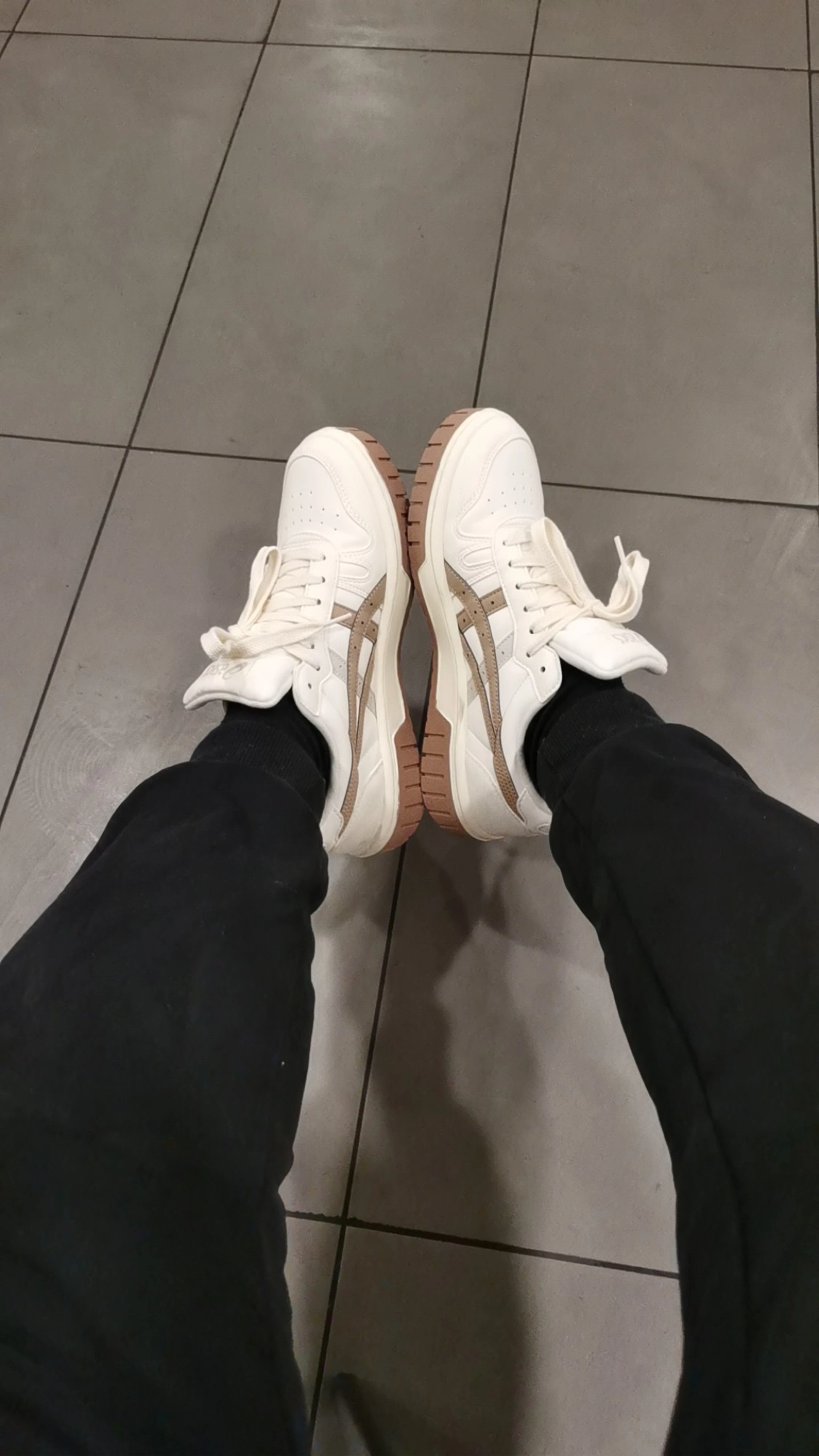 custom review-ASICS Court MZ Износостойкий и Легкий Низкий Топ Скейтборд Кроссовки Унисекс Белый-Коричневый