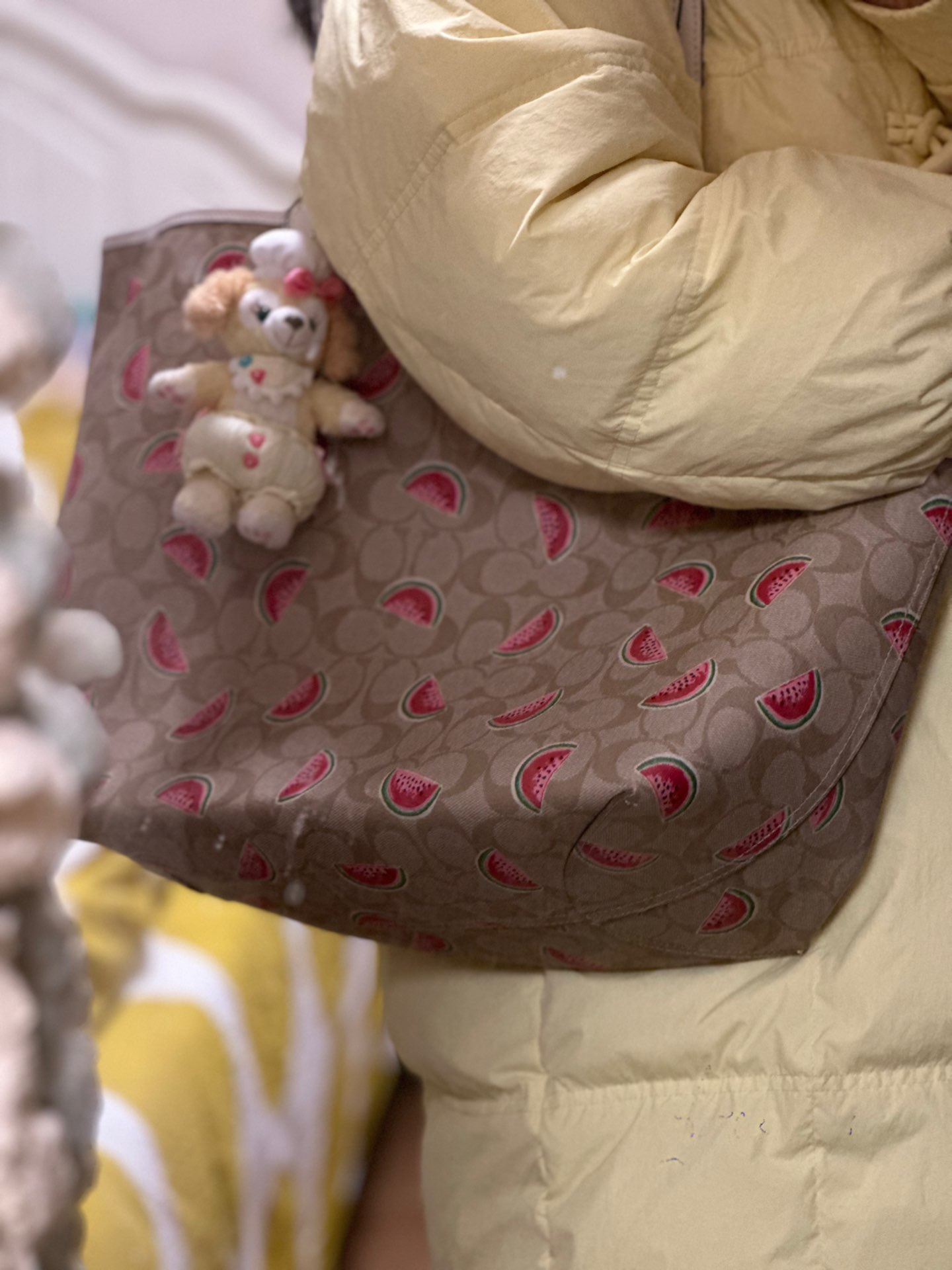 custom review-COACH Городская кожаная сумка-тоут сумка для покупок сумка через плечо большая женская коричневая с монограммой