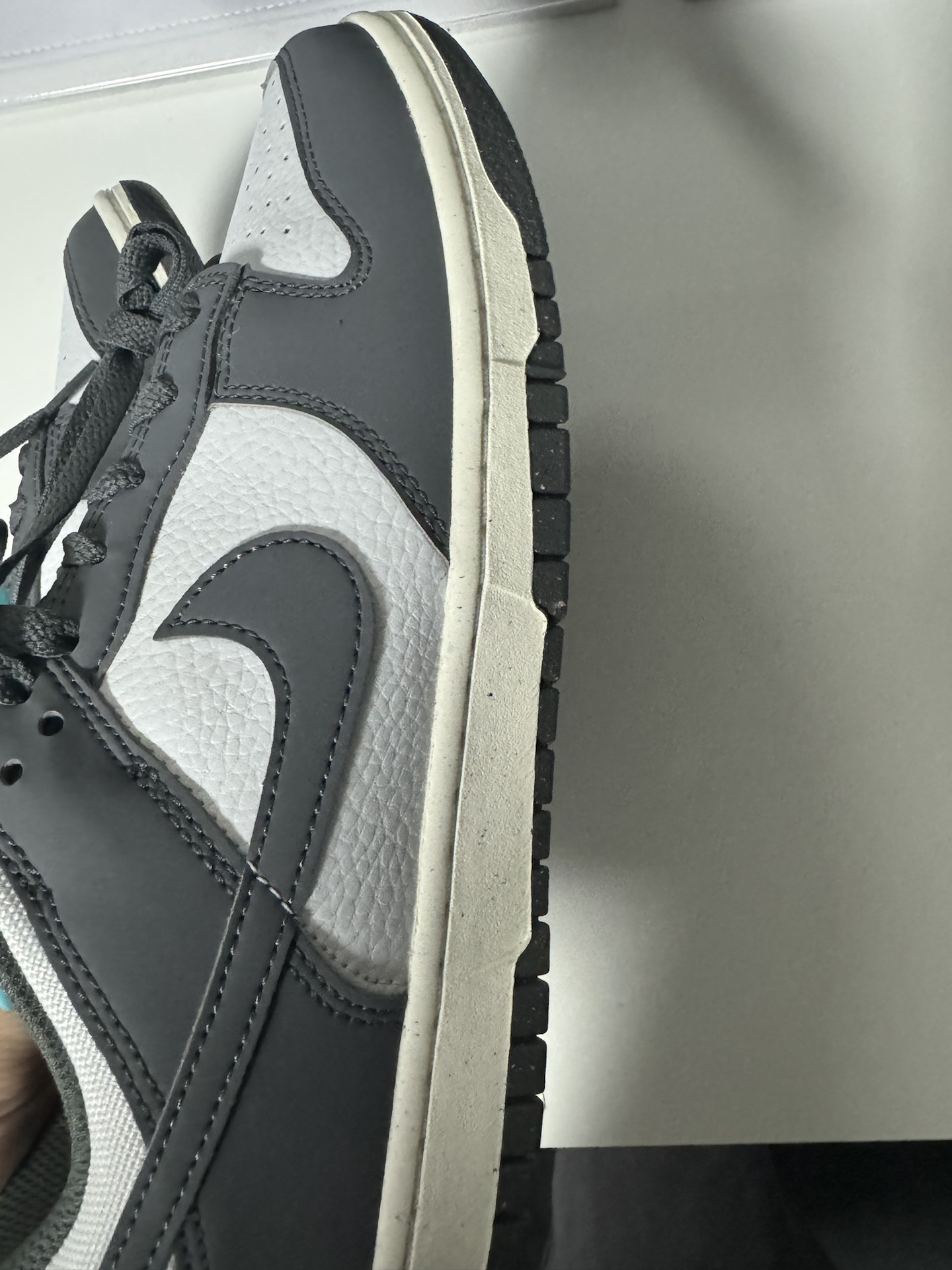 custom review-Nike Dunk Low Next Nature Амортизация Устойчивый к истиранию Дышащий Низкий Топ Скейтбординг Мужской Белый Серый