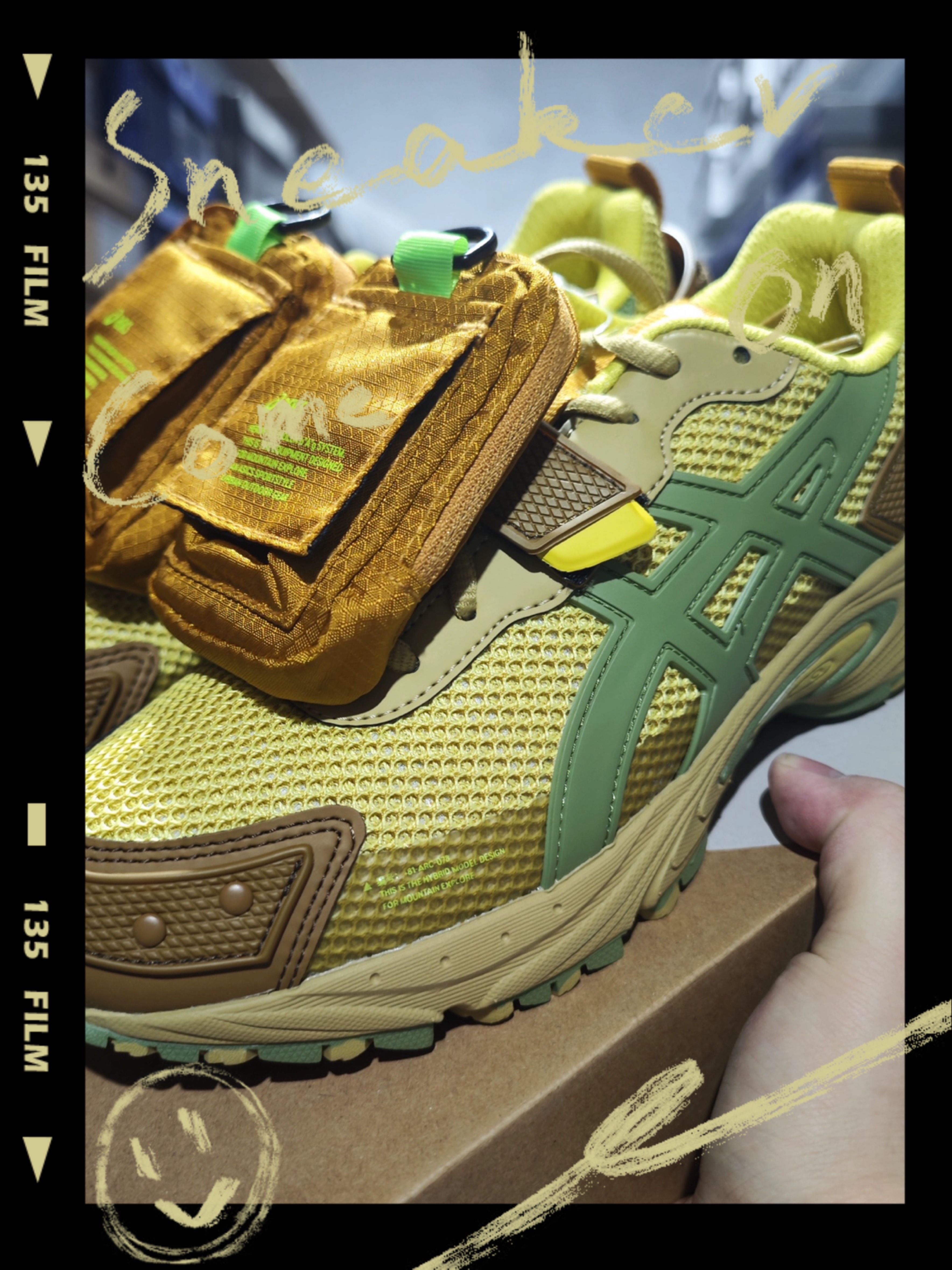 custom review-ASICS Гель Kahana TR V3 Устойчивый к истиранию Дышащий Низкий Топ Повседневная Обувь Унисекс Желтый