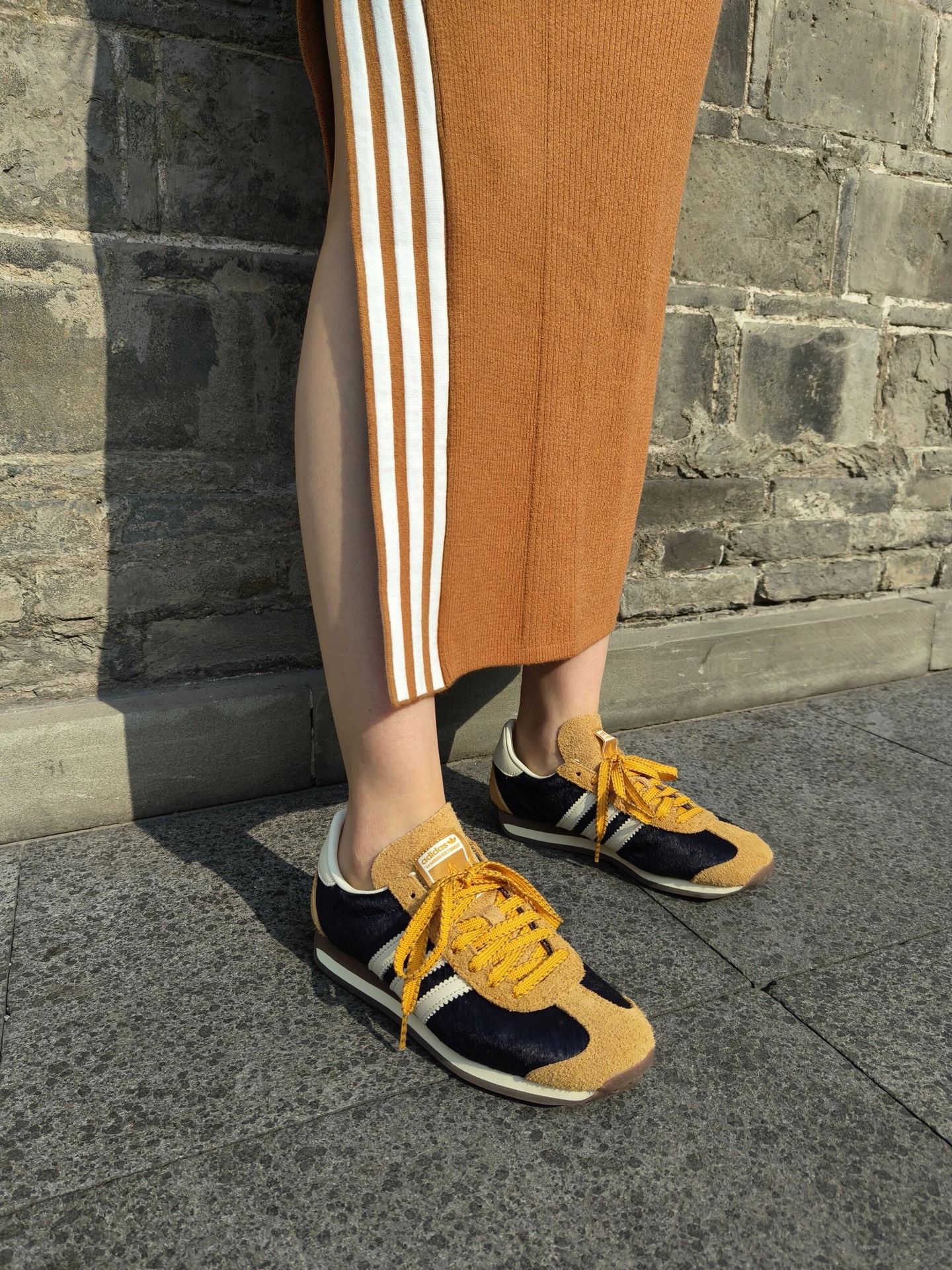 FEIFEI RUAN X adidas originals Country OG 'Black White Tan