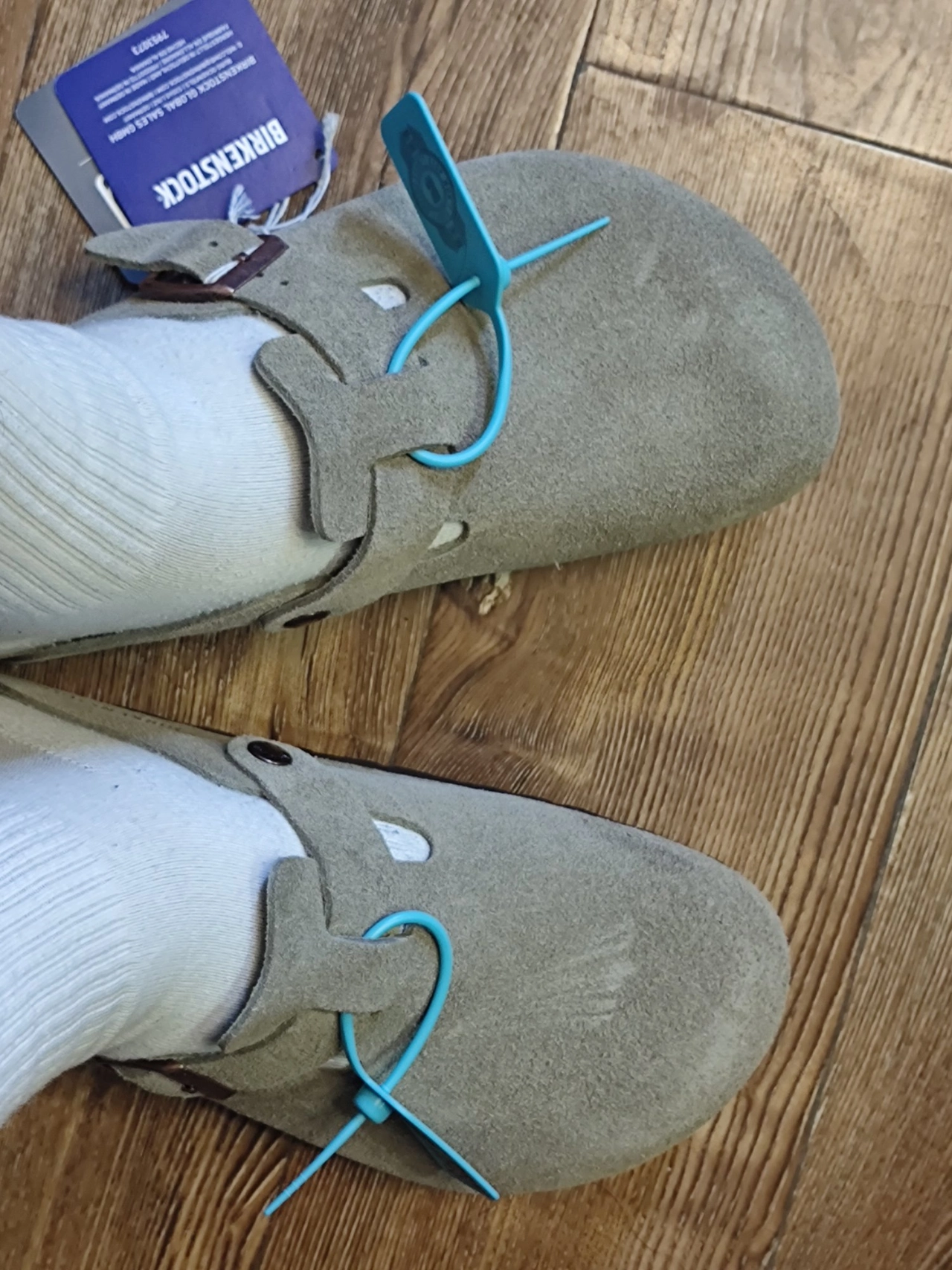 custom review-Birkenstock Boston Soft Footbed Suede Taupe