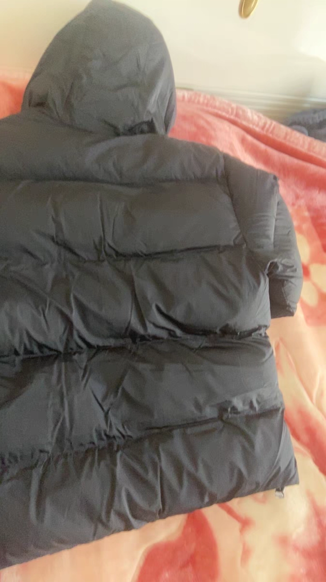 custom review-Джордан Хлопковый пуховик Мужской Черный