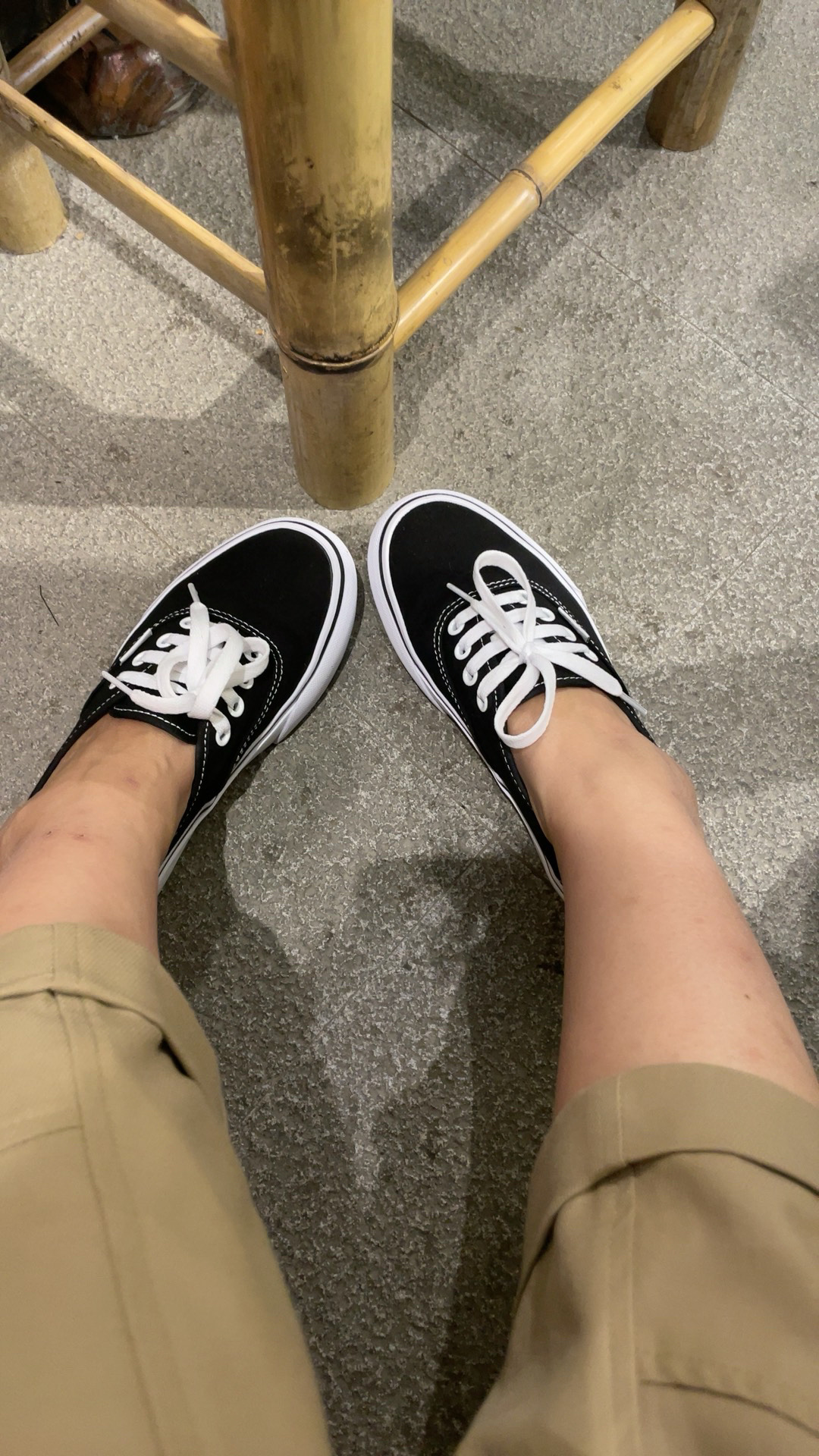 custom review-Vans Authentic Платформа Легкие Низкие Кроссовки для скейтбординга Унисекс Черный Белый