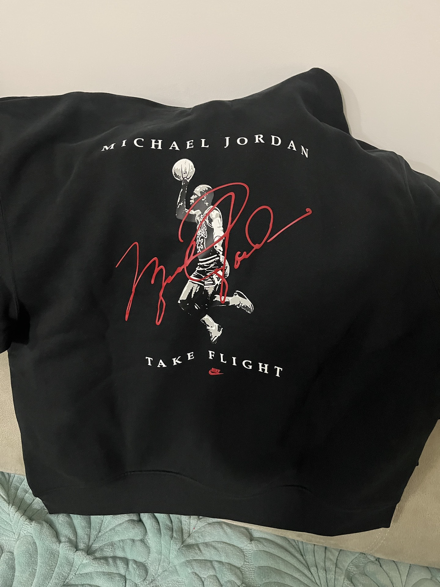 custom review-Jordan Essentials Черный Мужской Свитшот