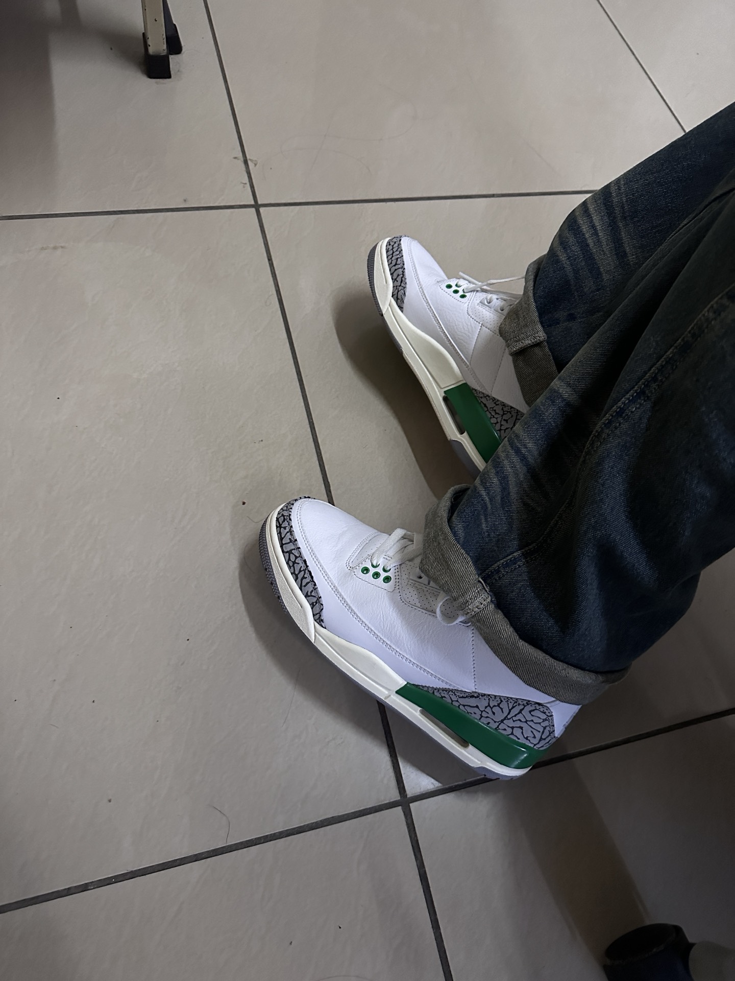 custom review-JORDAN 3 Retro Lucky Green Women's