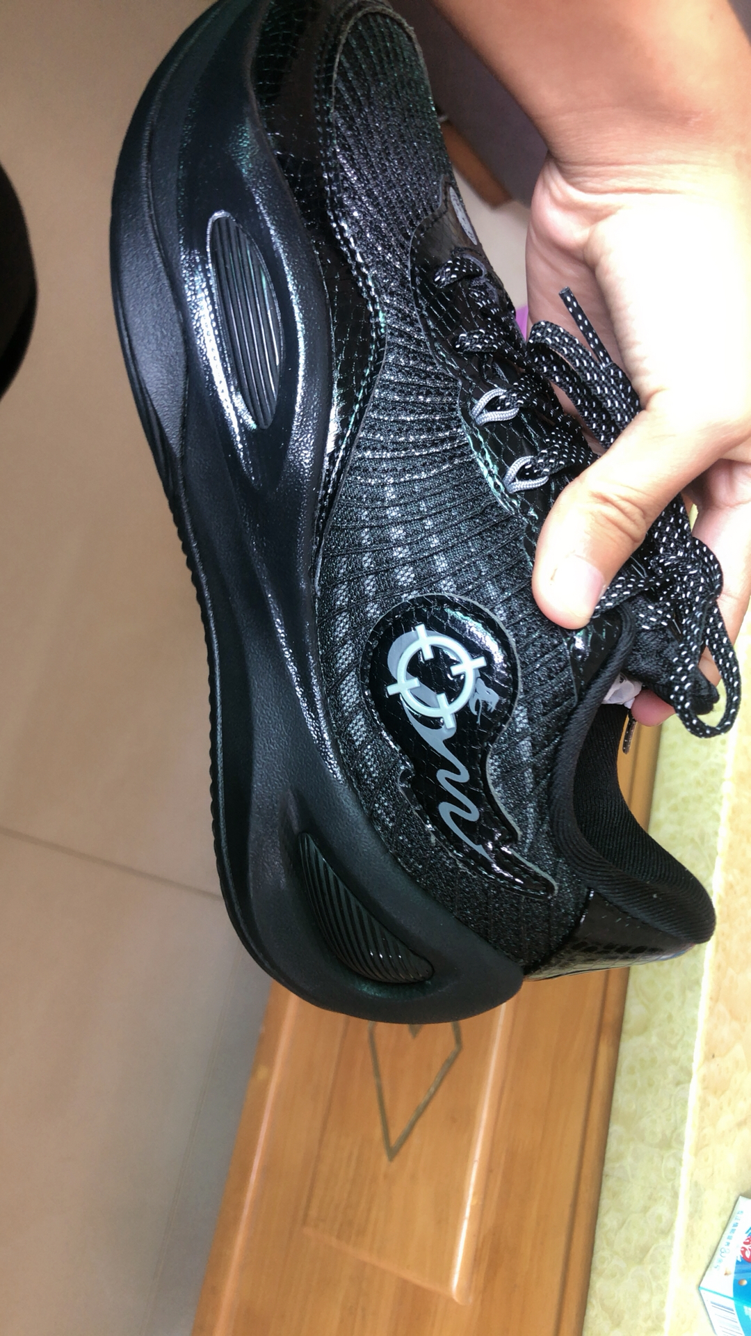 custom review-RIGORER Reeves Generation Cushioning Anti Slip And Wear Resistant Low Top Basketball Shoes Men's Black