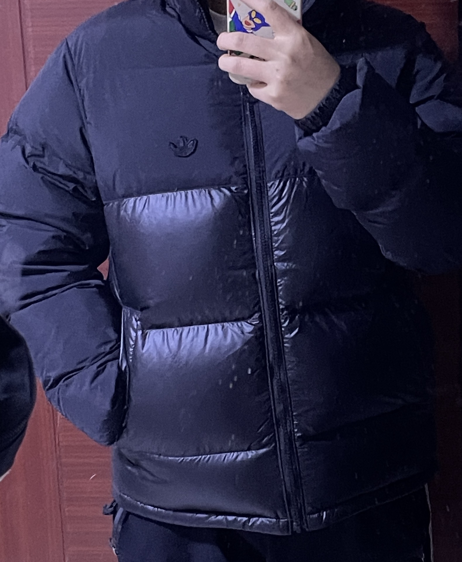 custom review-Adidas Originals Clover Series Outfit Пуховик Зимний Мужской Черный