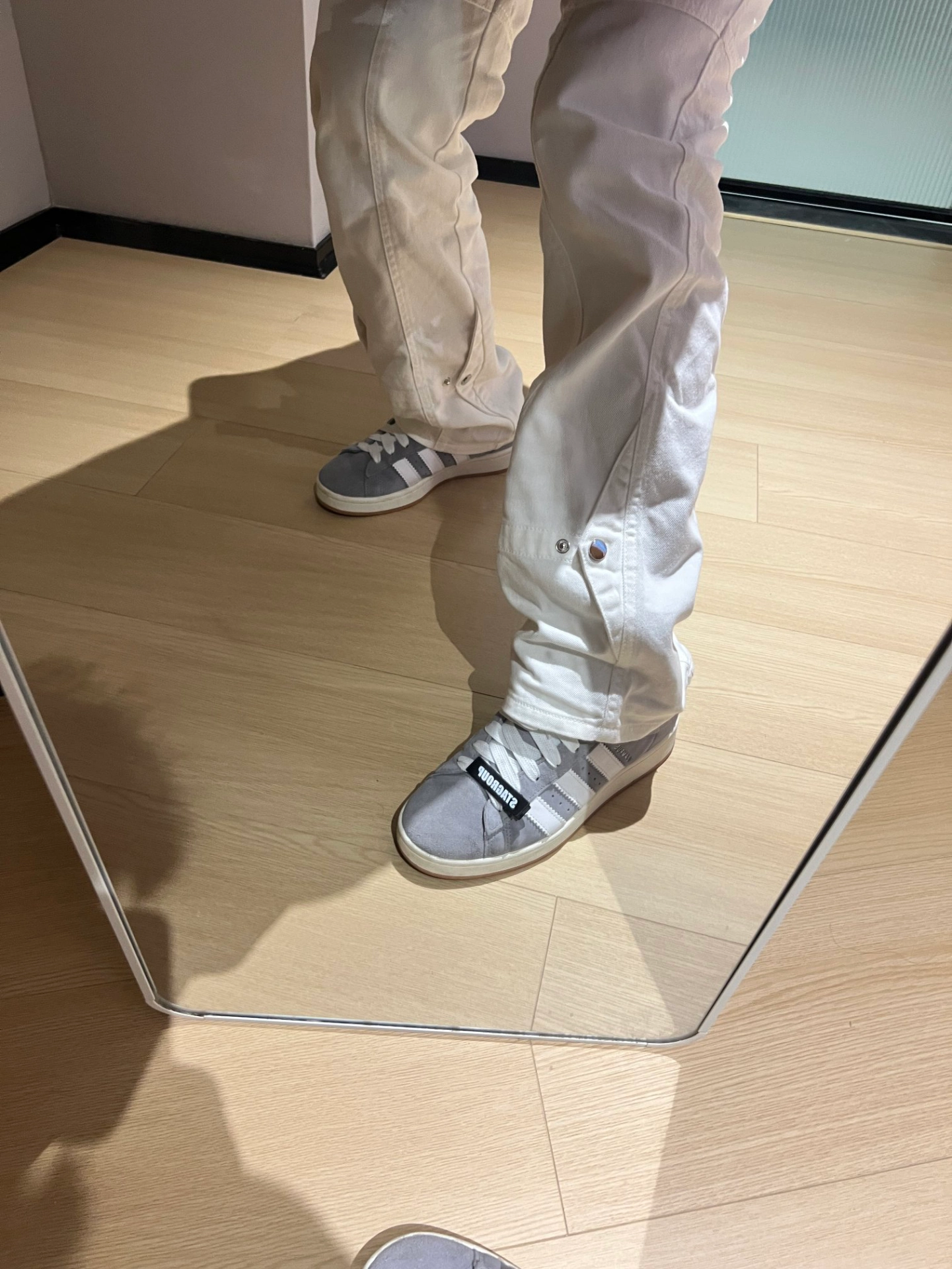 custom review-adidas originals Campus 00s 'Grey White'