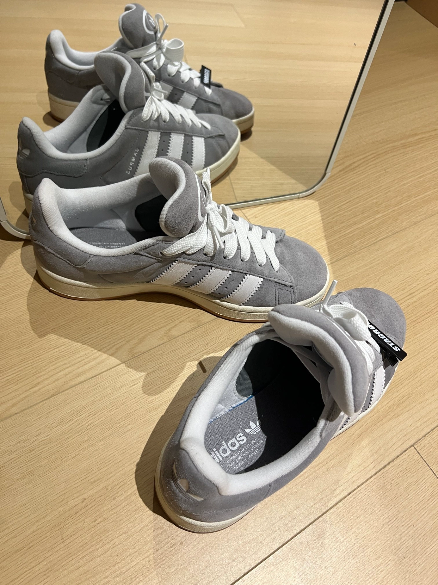 custom review-adidas originals Campus 00s 'Grey White'