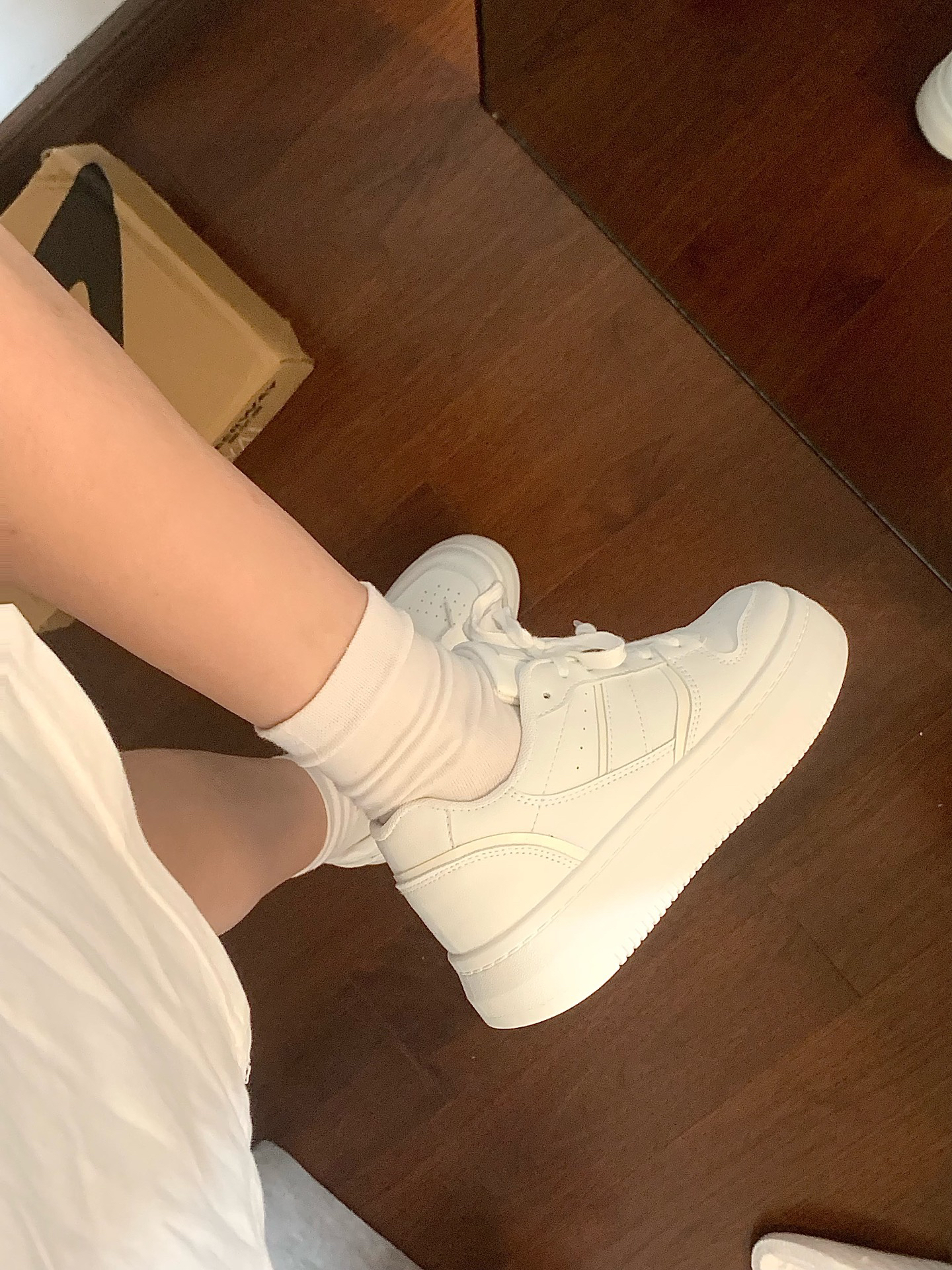 开学季|校园女高 开学穿的小白鞋!