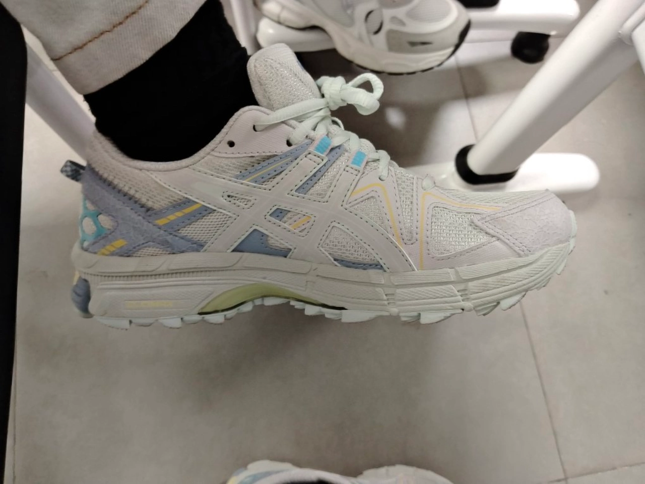 custom review-Asics Gel Kahana 8 Текстиль Синтетическая кожа Низкий топ Марафон Беговые кроссовки Женские Розовый Синий