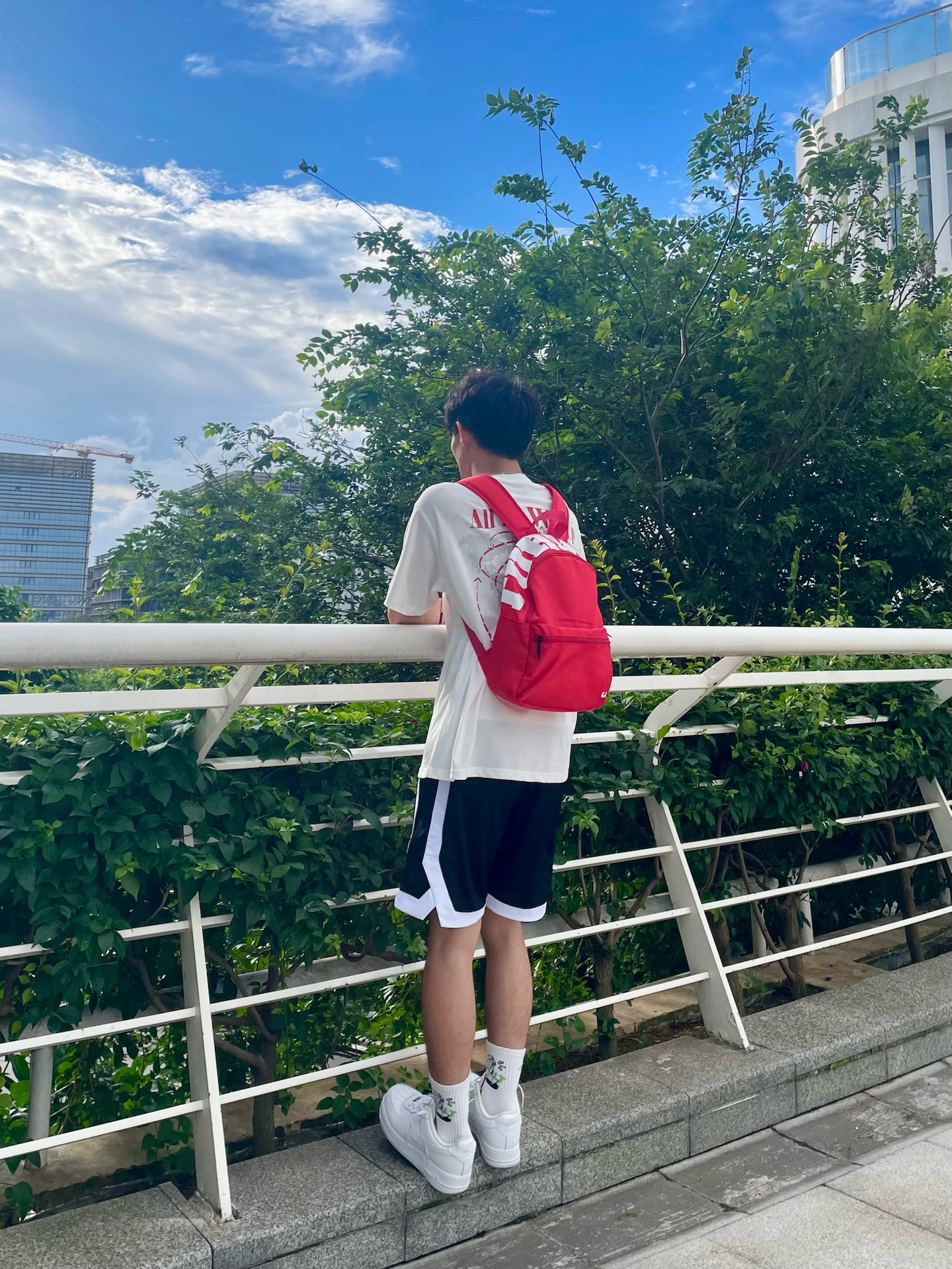 ootd|男生夏季穿搭|学生党双肩包推荐