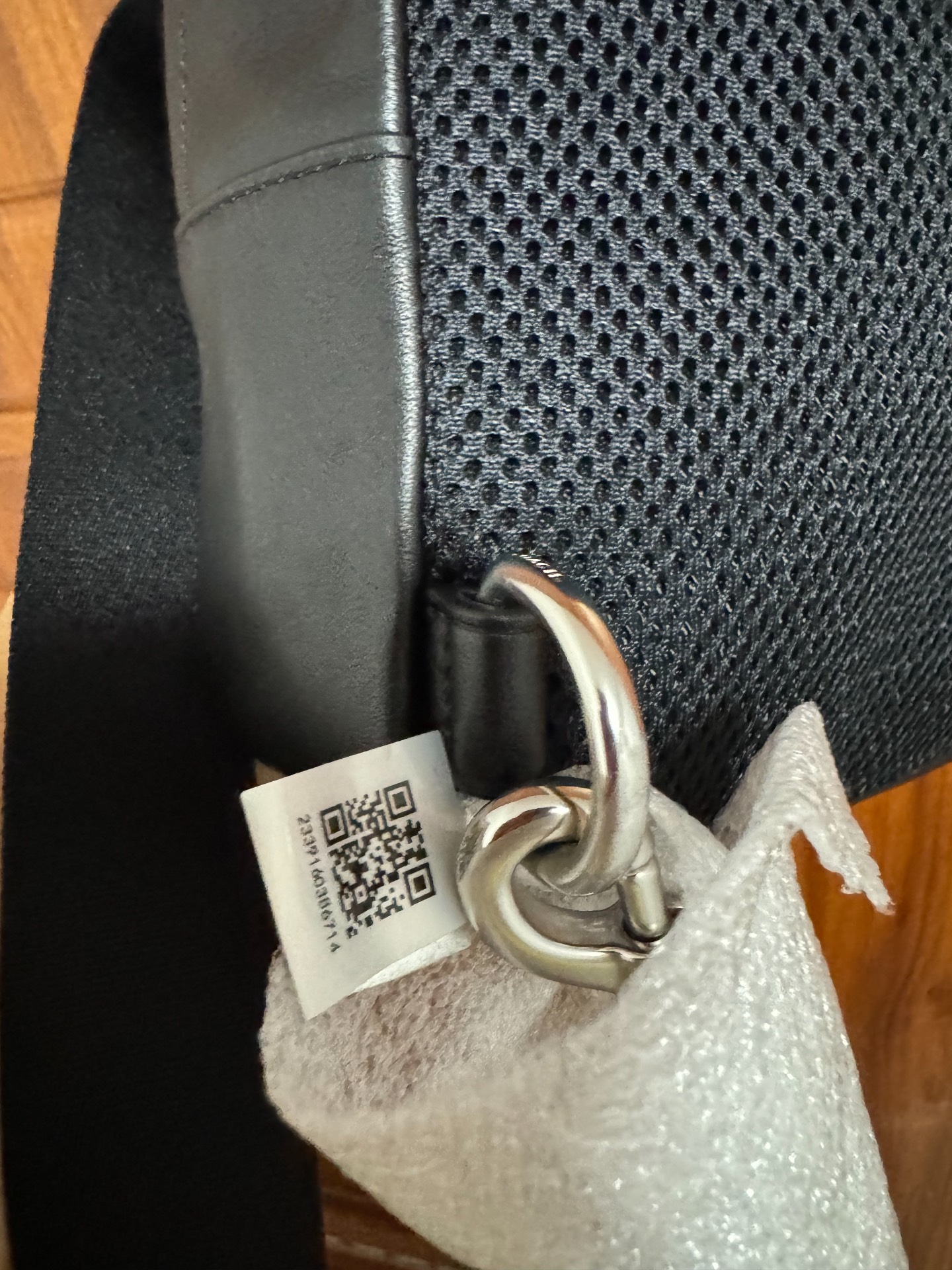 custom review-COACH Charles ПВХ Сумка через плечо Sling Сумка Маленькая Мужская Черная Серый