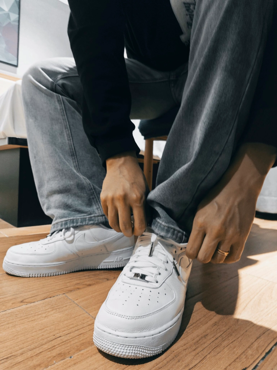 nocta x nike 空军一号上脚效果