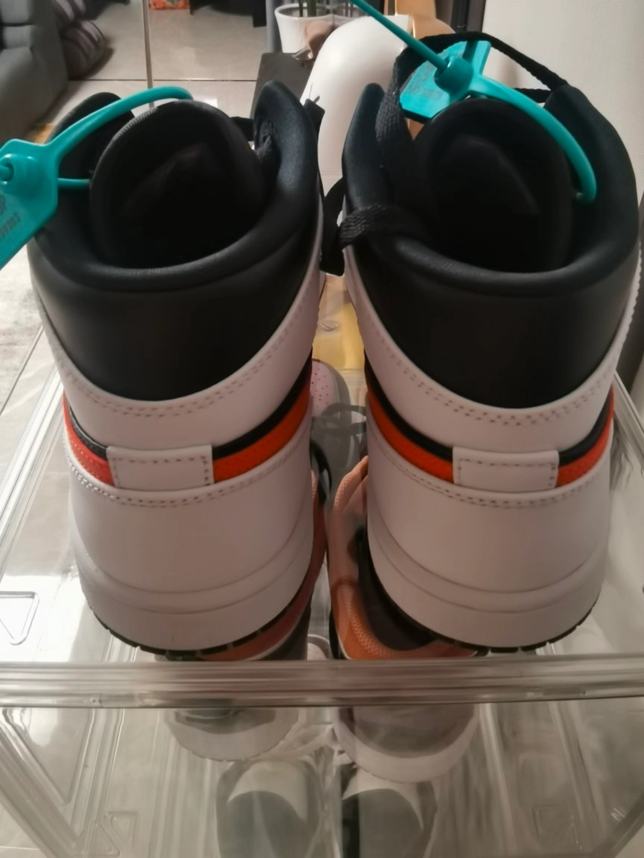 custom review-Jordan Air Jordan 1 MID Топ Винтажные баскетбольные кроссовки Унисекс Черный Белый Красный