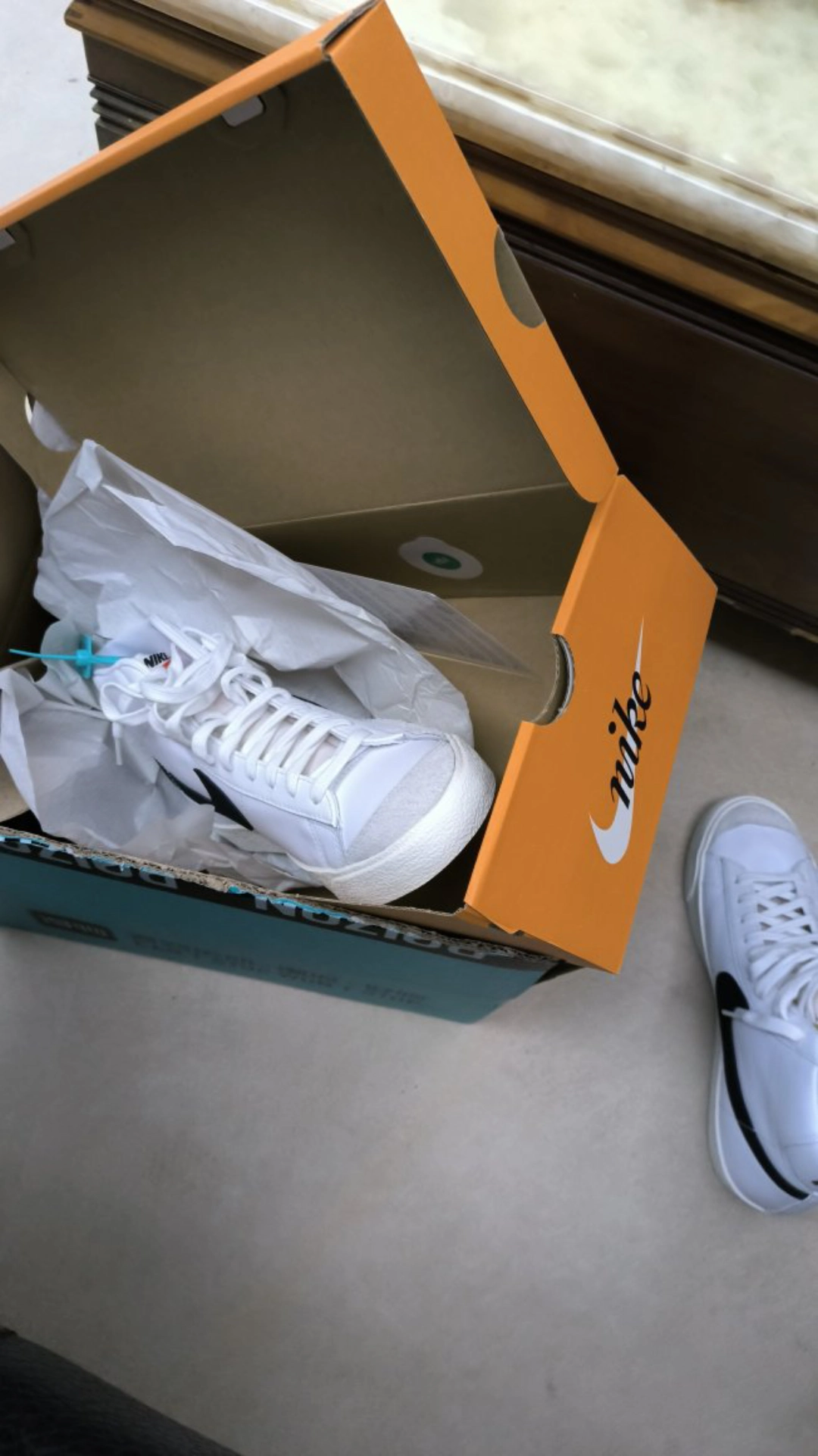 custom review-Nike Blazer 77 Vintage MID Скейтборд Кроссовки Unisex Белый Черный