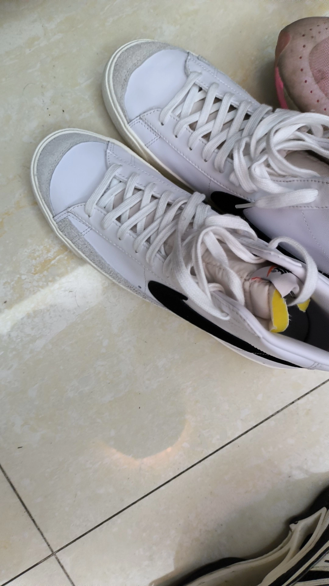 custom review-Nike Blazer 77 Vintage MID Скейтборд Кроссовки Unisex Белый Черный