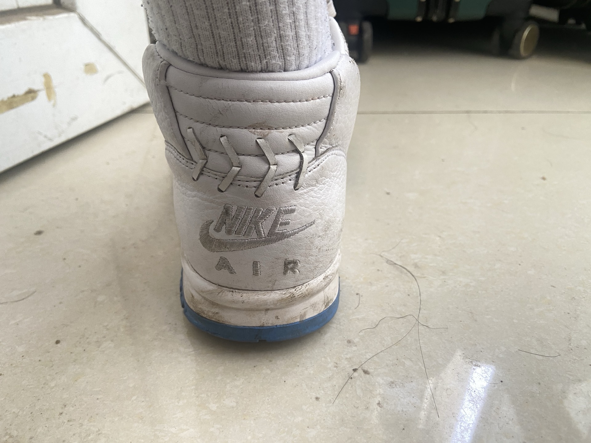 custom review-Nike Air Trainer 1 Don't I Know YOU? MID Топ Кроссовки для тренировок Мужской Белый Синий