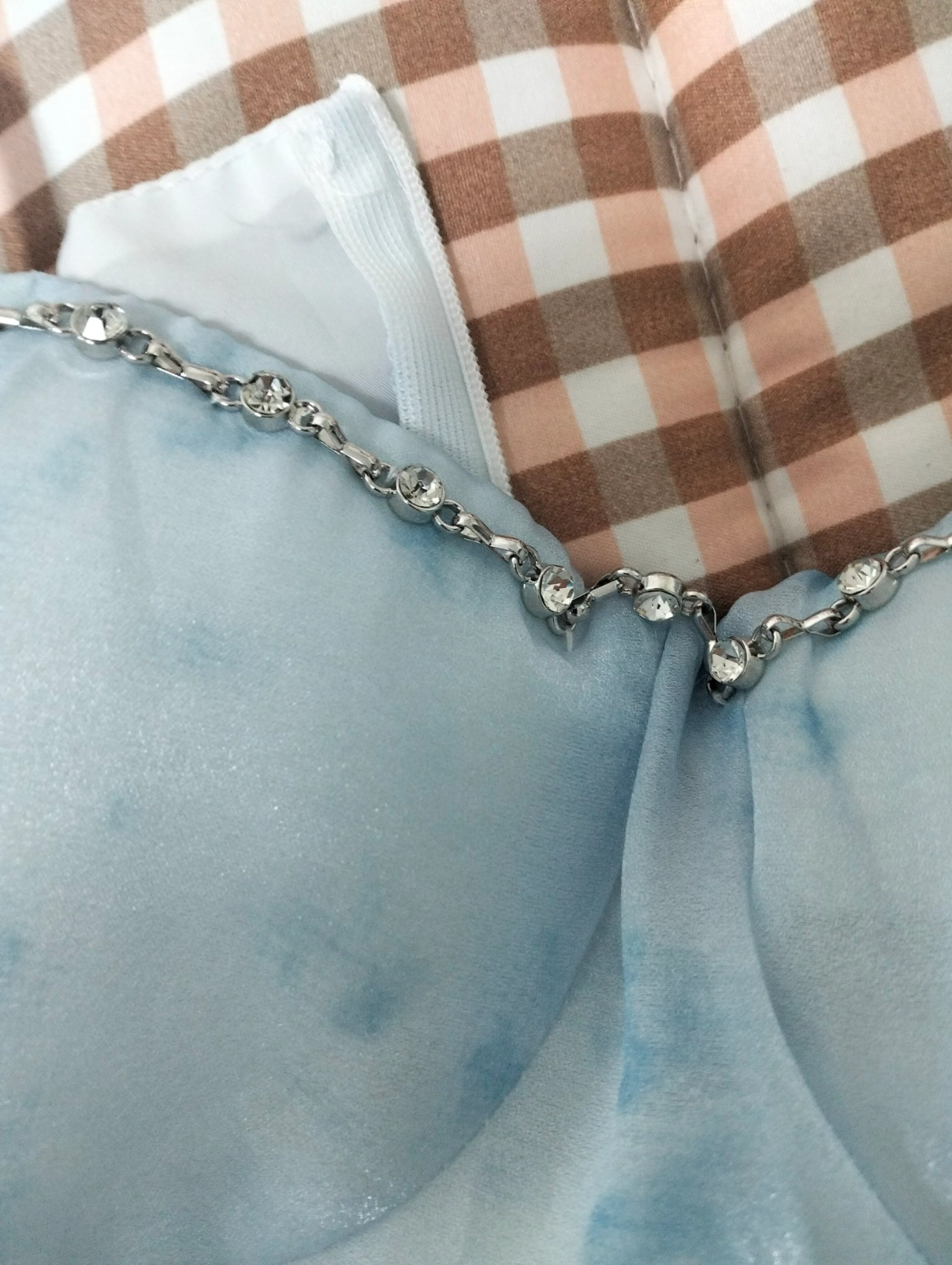 custom review-SUNSUNTOWN Синий Женские Слиплатья