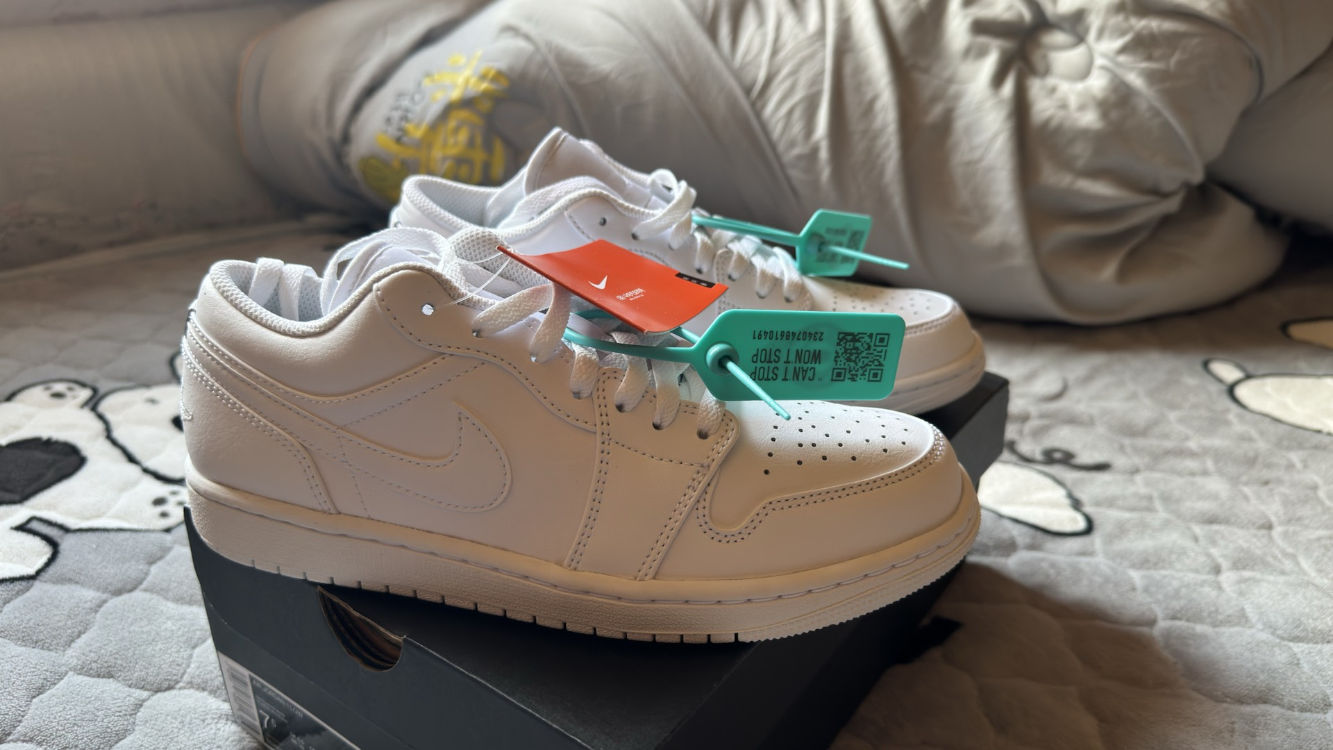 custom review-Jordan Air Jordan 1 Low Топ Винтажные Баскетбольные Кроссовки Мужские Белые