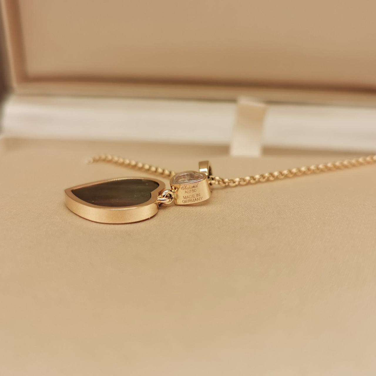 ard萧邦 happy hearts 系列 心形宝石吊坠 项链