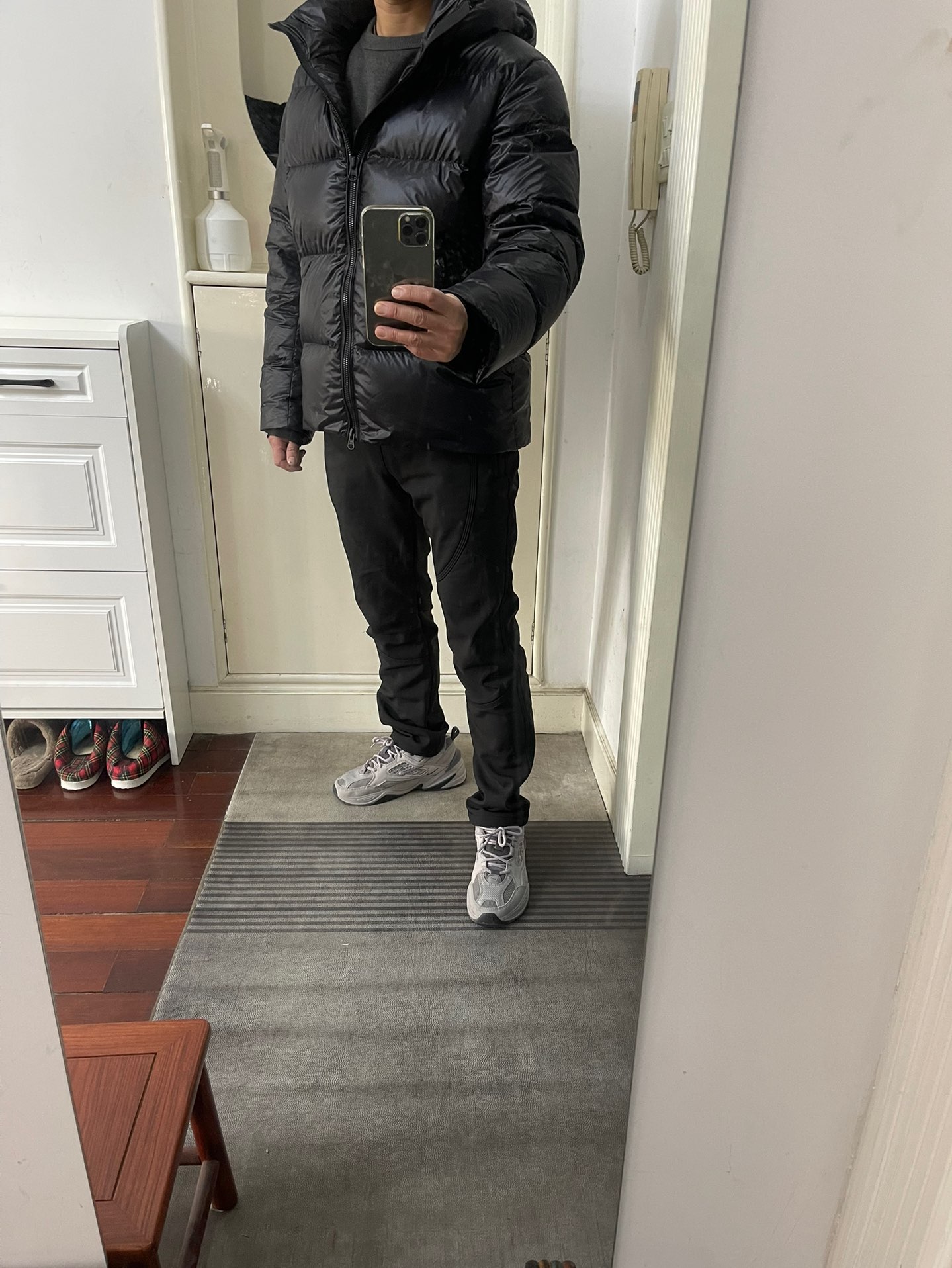 custom review-GOLFCROSS Черный Унисекс Пуховики