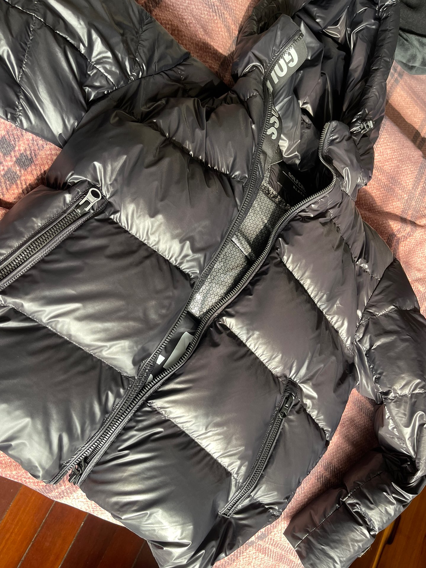 custom review-GOLFCROSS Черный Унисекс Пуховики