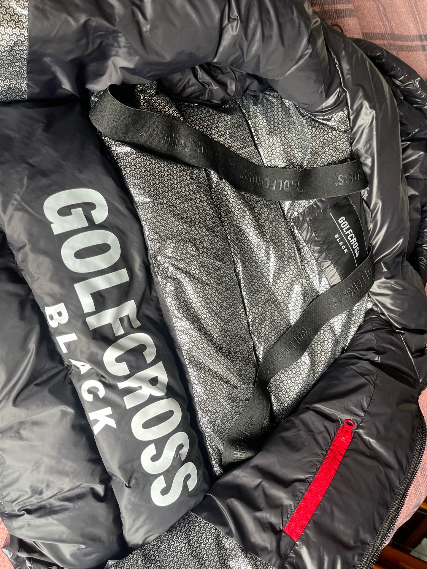 custom review-GOLFCROSS Черный Унисекс Пуховики