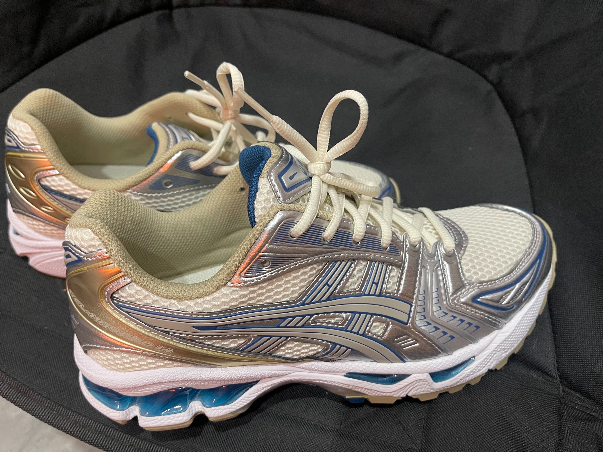 custom review-ASICS Gel Kayano 14 Амортизация Низкий Топ Повседневные Беговые Кроссовки Унисекс Молочно-чайный Коричневый Серебряный