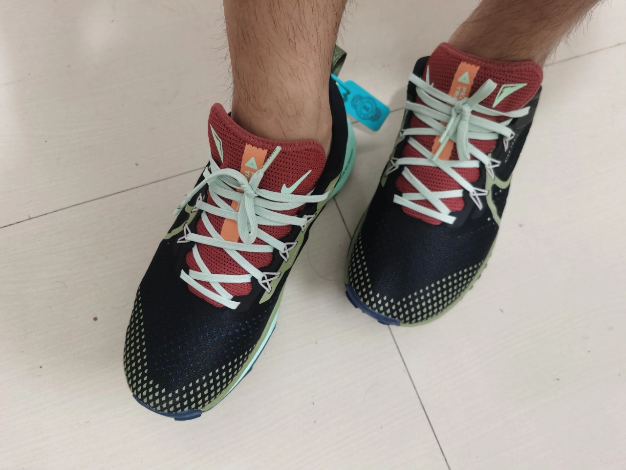 custom review-Nike Pegasus Trail 4 Амортизация Легкий Низкий Топ Trail Беговые кроссовки Мужской Черный Синий