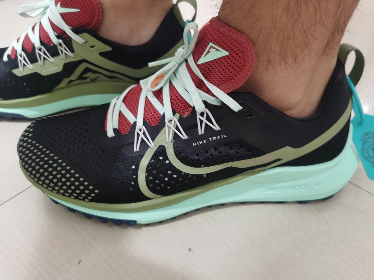 custom review-Nike Pegasus Trail 4 Амортизация Легкий Низкий Топ Trail Беговые кроссовки Мужской Черный Синий