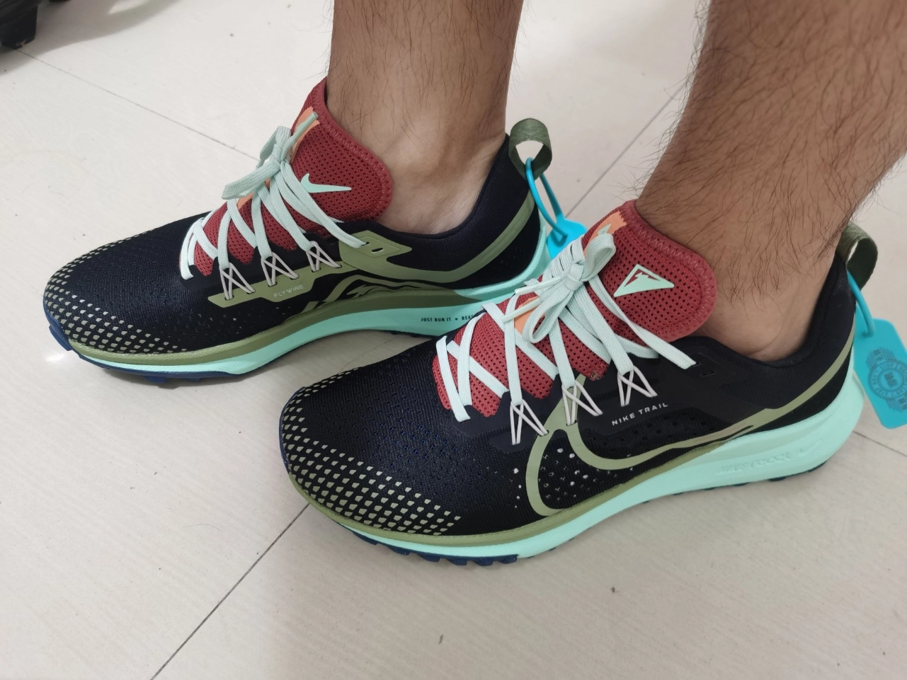 custom review-Nike Pegasus Trail 4 Амортизация Легкий Низкий Топ Trail Беговые кроссовки Мужской Черный Синий