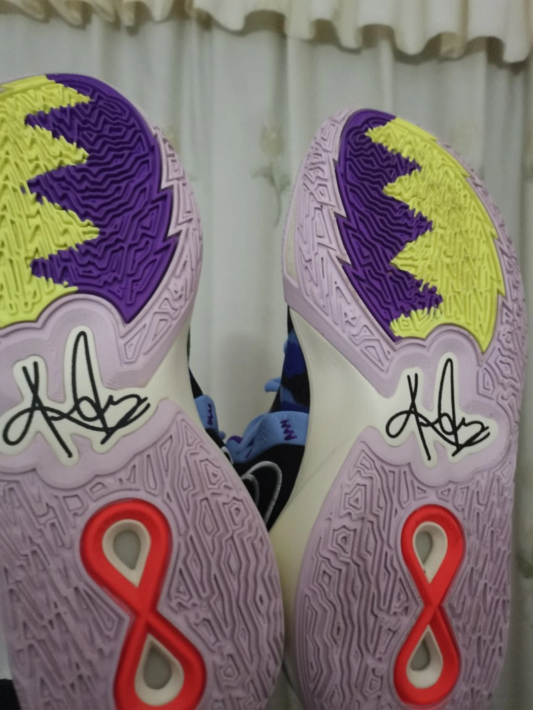 custom review-Nike Kyrie 8 Infinity 'Journey Reward' Kyrie 8 MID Топ Баскетбольные кроссовки Унисекс Синий Фиолетовый Азиатская версия