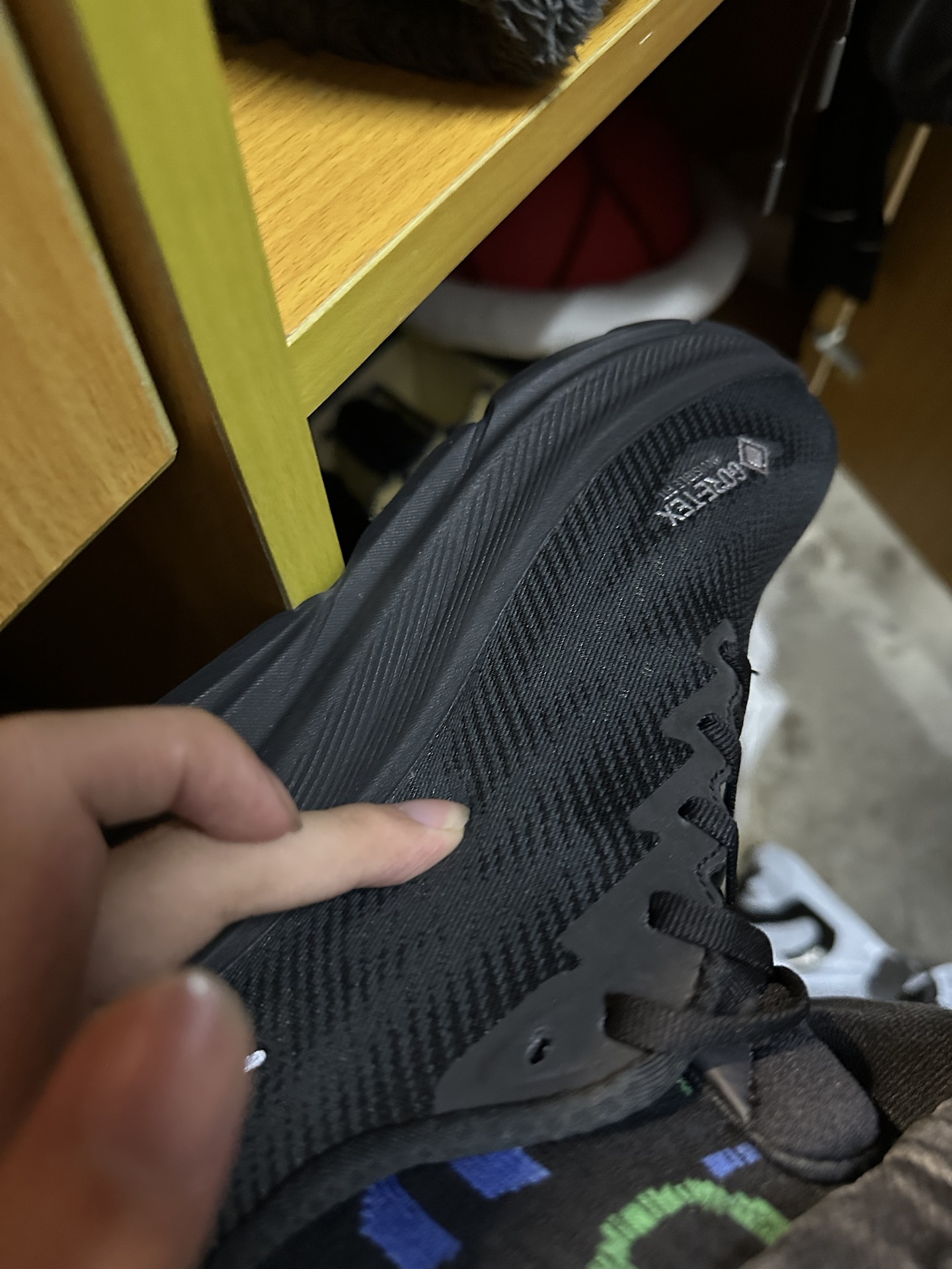 custom review-HOKA ONE ONE Clifton 9 Износостойкий и Водонепроницаемый Низкий Топ Беговые кроссовки Мужской Черный