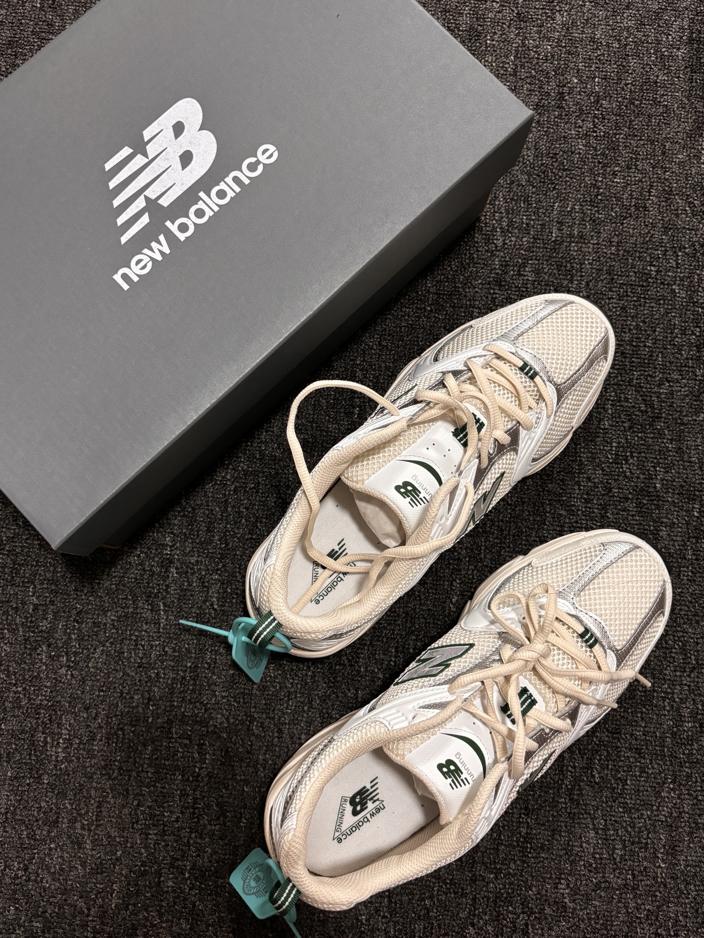 custom review-New Balance NB 530 Износостойкий Дышащий Низкий Топ Повседневная Городская Коммутация Беговые кроссовки Унисекс Белый