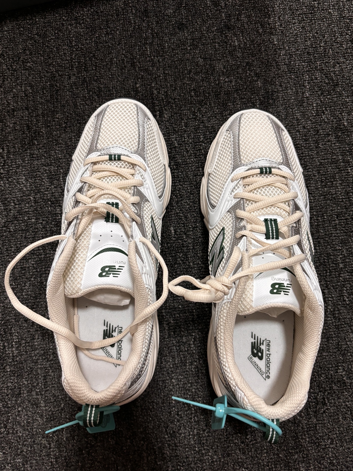 custom review-New Balance NB 530 Износостойкий Дышащий Низкий Топ Повседневная Городская Коммутация Беговые кроссовки Унисекс Белый