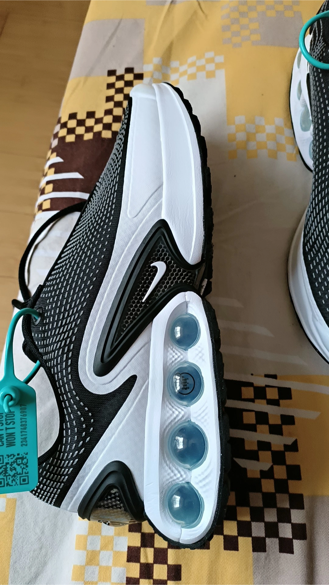 custom review-Nike Air Max Dn Устойчивый к истиранию Дышащий Низкий Топ Casual Мужской Черный Белый