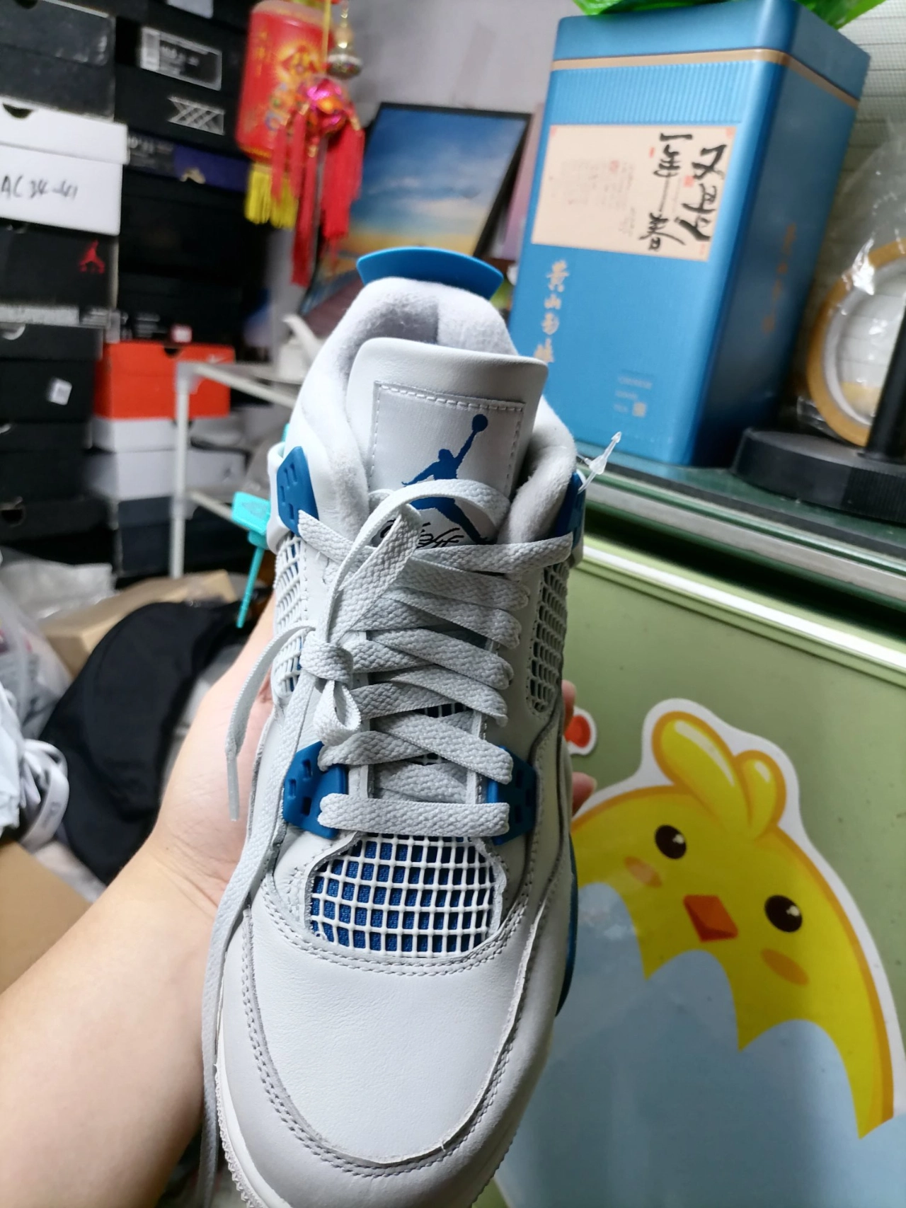 custom review-Jordan 4 Retro Military Blue 2024 GS