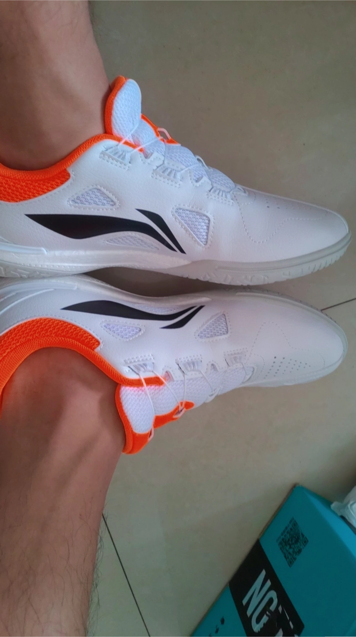 custom review-Лайнер Mage Pe Амортизация Низкий Топ Обувь для настольного тенниса Унисекс Белый Оранжевый