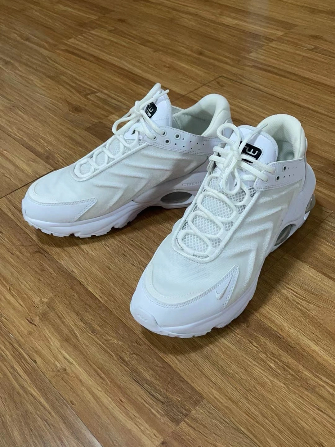 custom review-Nike Air Max TW 'Triple White' Низкий Топ Casual Мужской Белый