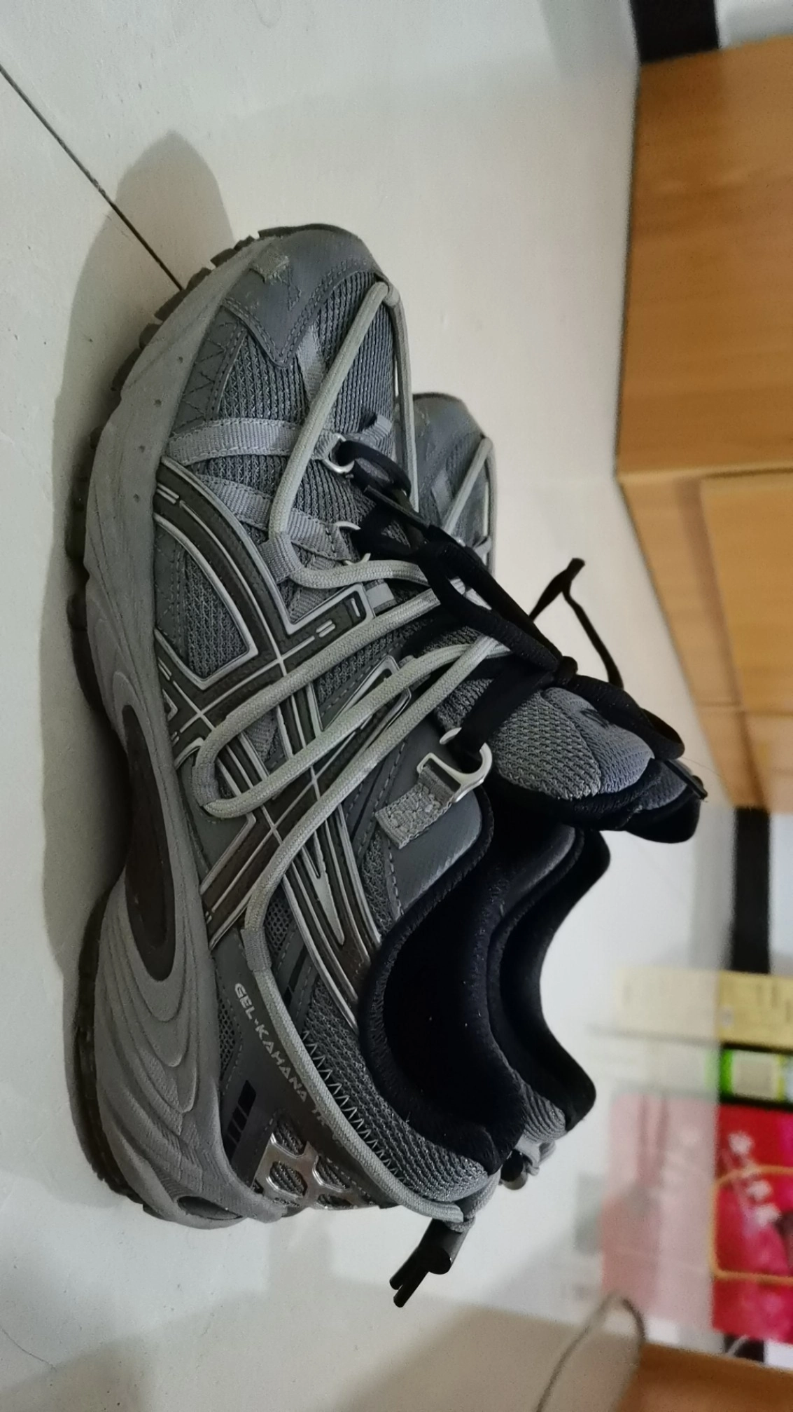 custom review-Asics Gel Kahana TR v2 Low Топ Повседневная Обувь Унисекс Серый Коричневый