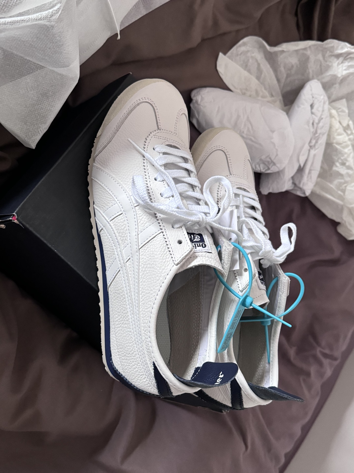 custom review-Onitsuka Tiger MEXICO 66 Противоскользящий Устойчивый к истиранию Низкий Топ Повседневная обувь Унисекс Белый