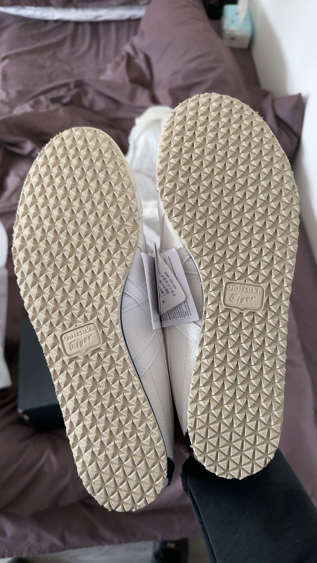 custom review-Onitsuka Tiger MEXICO 66 Противоскользящий Устойчивый к истиранию Низкий Топ Повседневная обувь Унисекс Белый